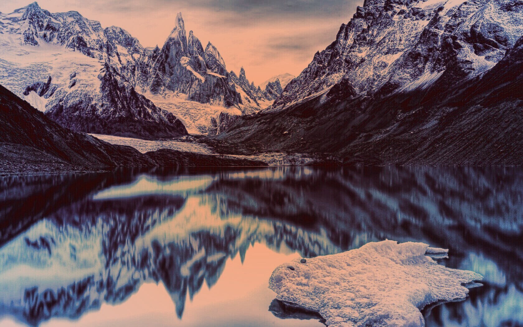 Горное озеро обои