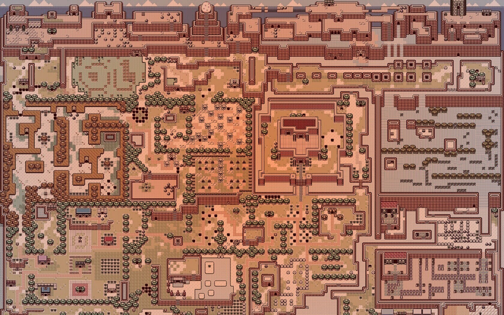 Пиксельный мир обои