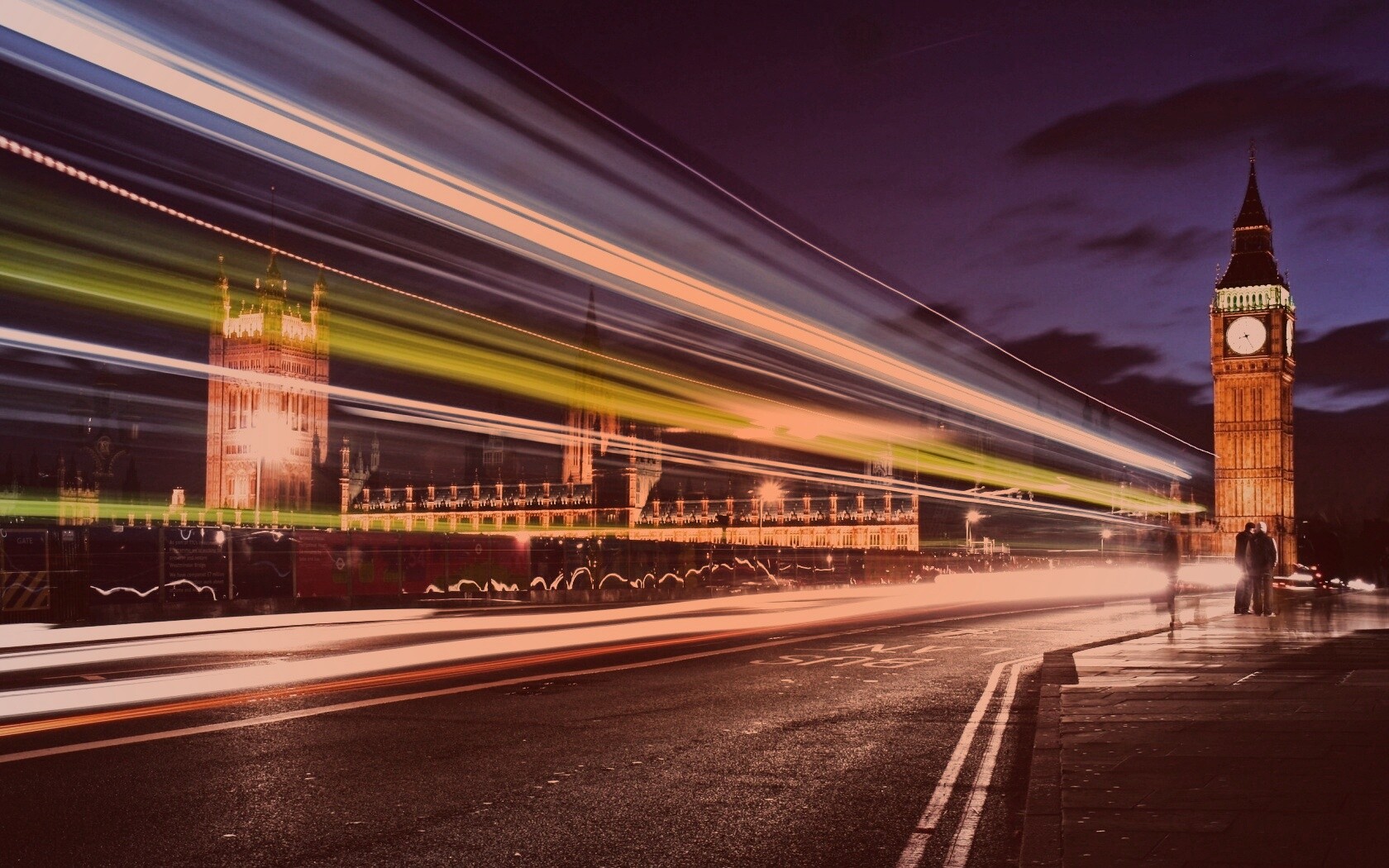 Лондон в движении обои