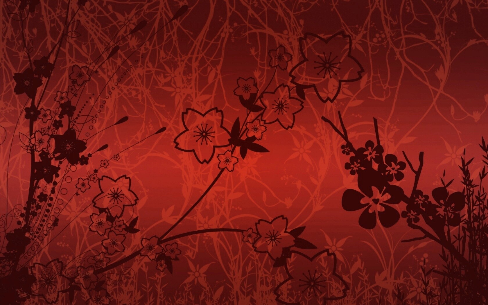 Цветы в векторе обои