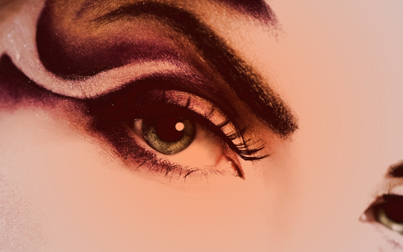 Красивый макияж для глаз обои