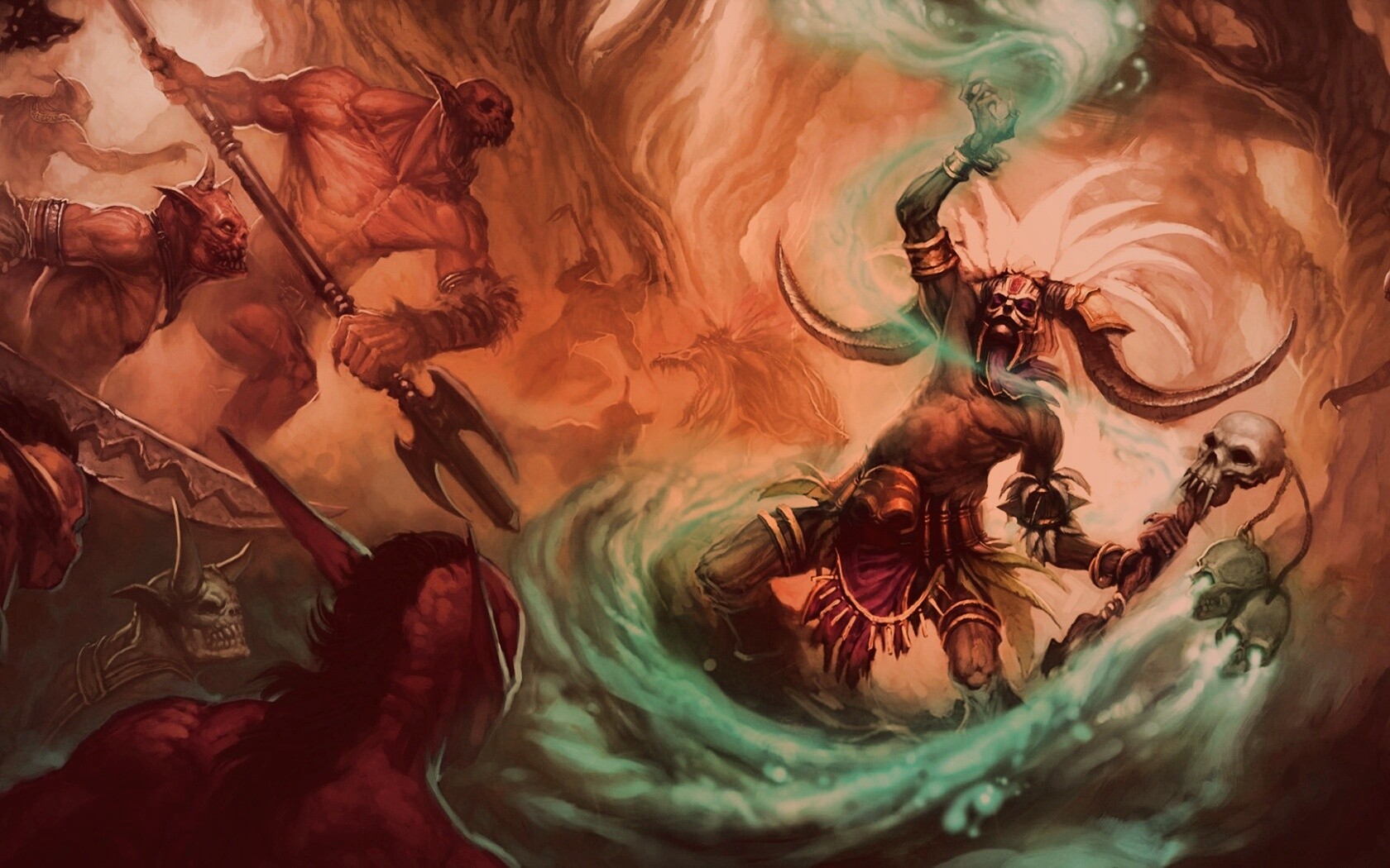 Шаман из Diablo 3 обои