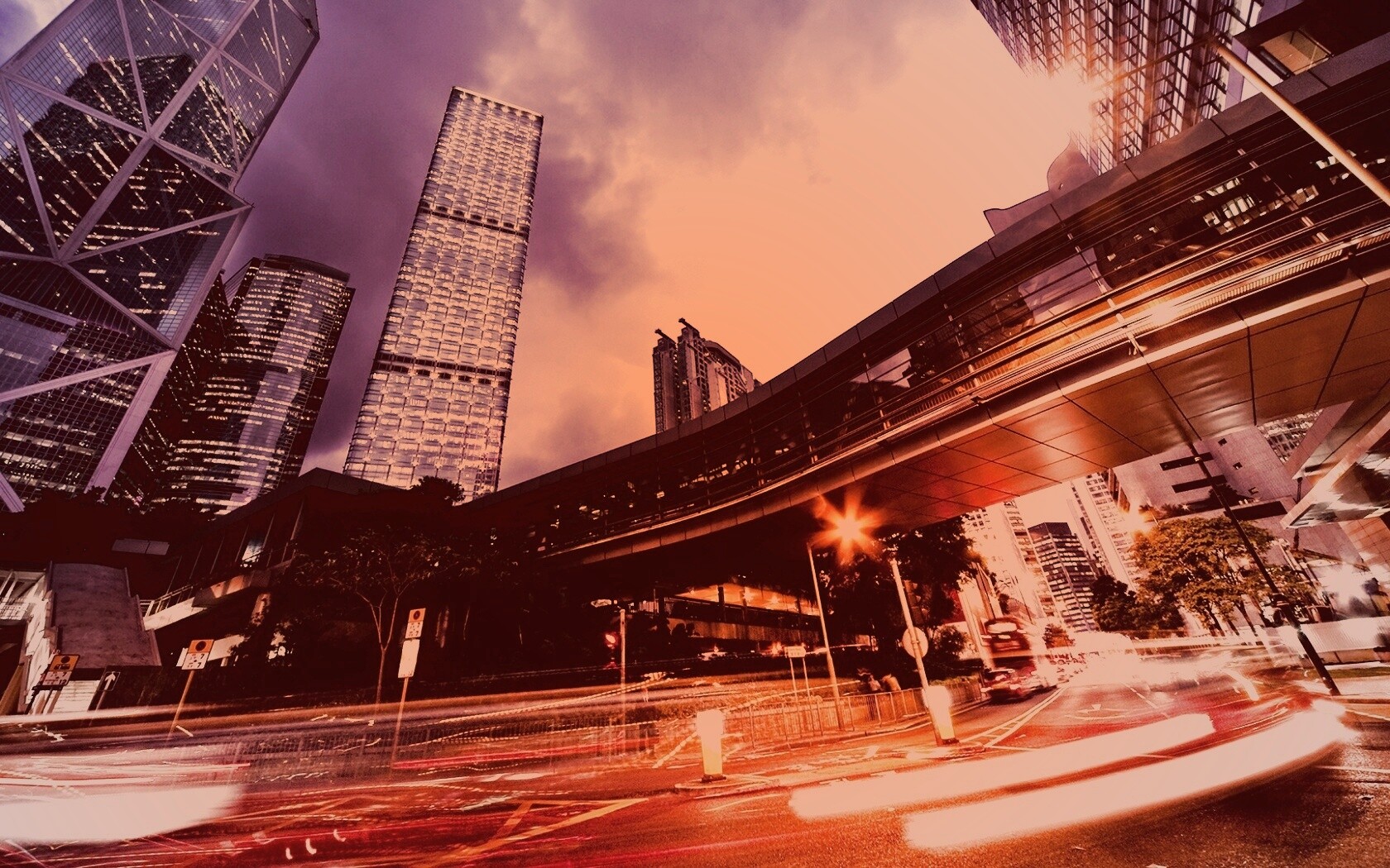 Городской ритм жизни обои