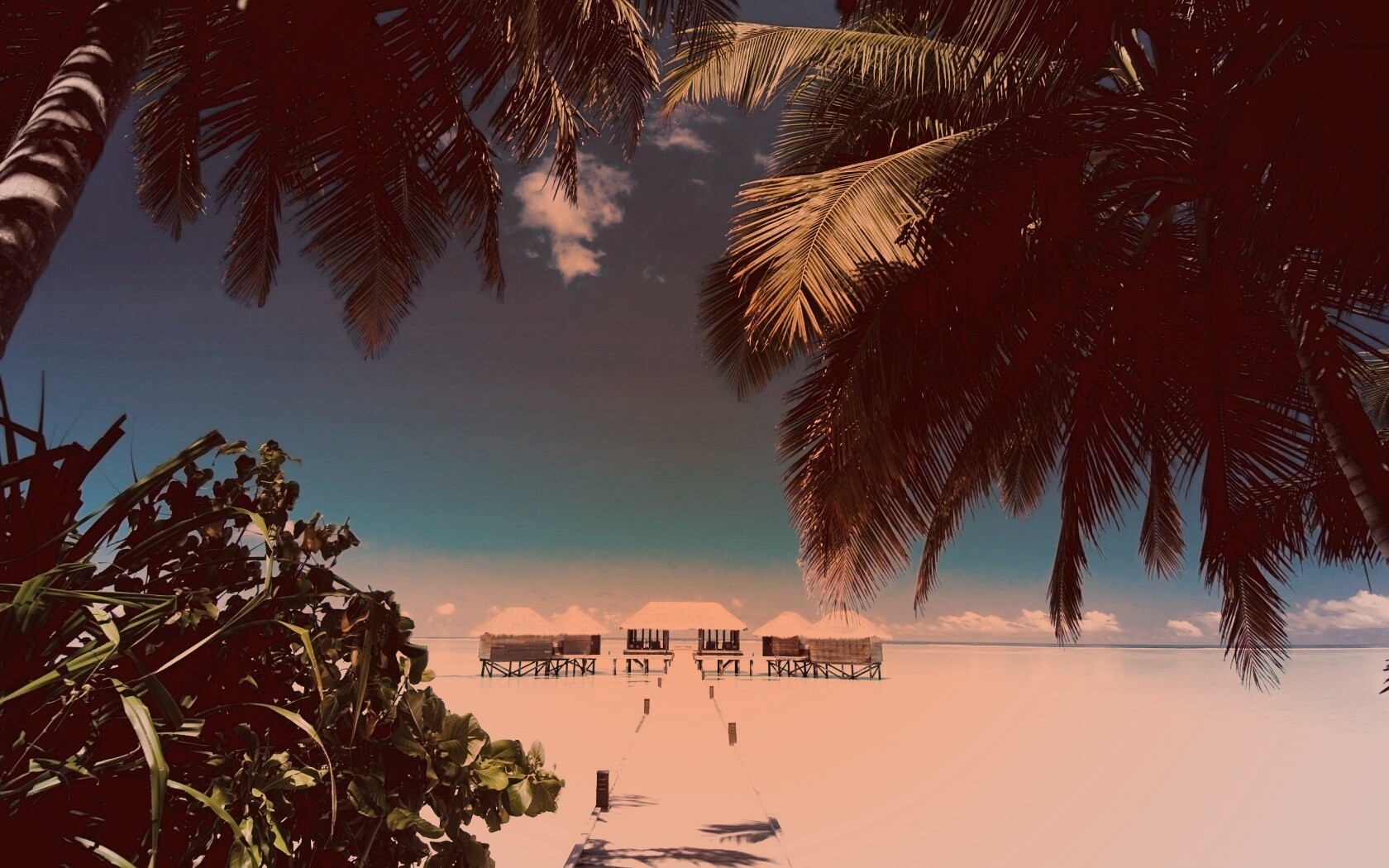 Солнечные мальдивы обои