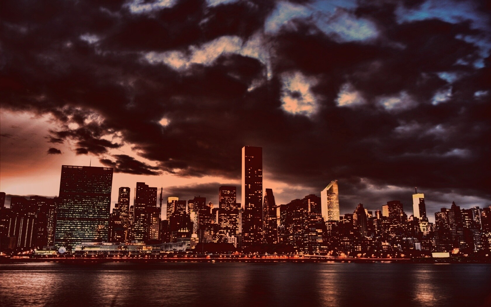 Красивый город обои