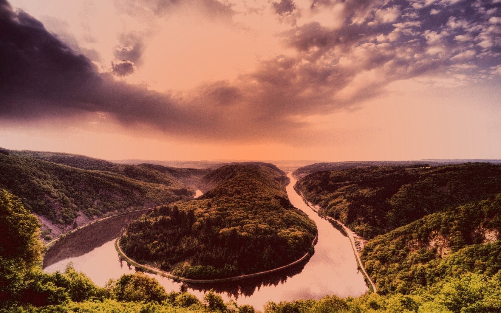 Извилистый каньон обои