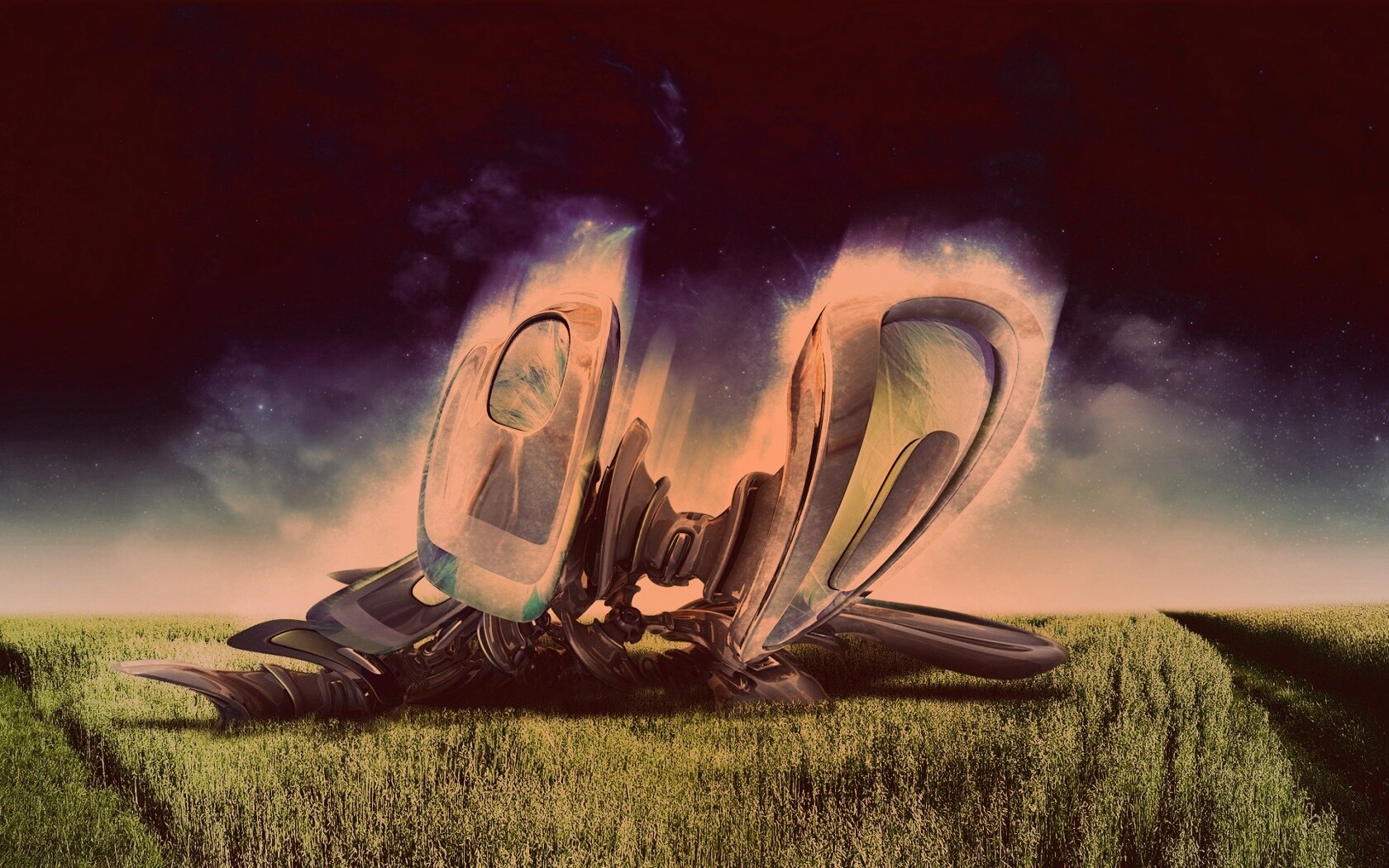 Нечто в поле обои