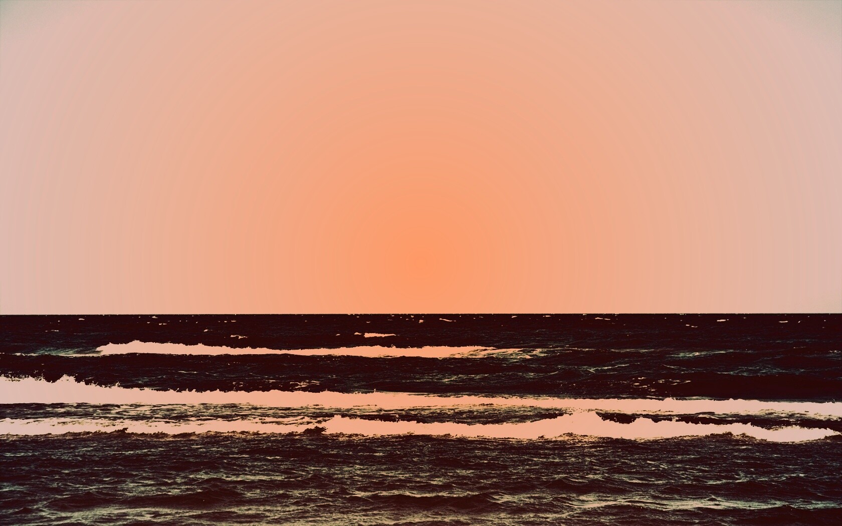 Морская линия обои