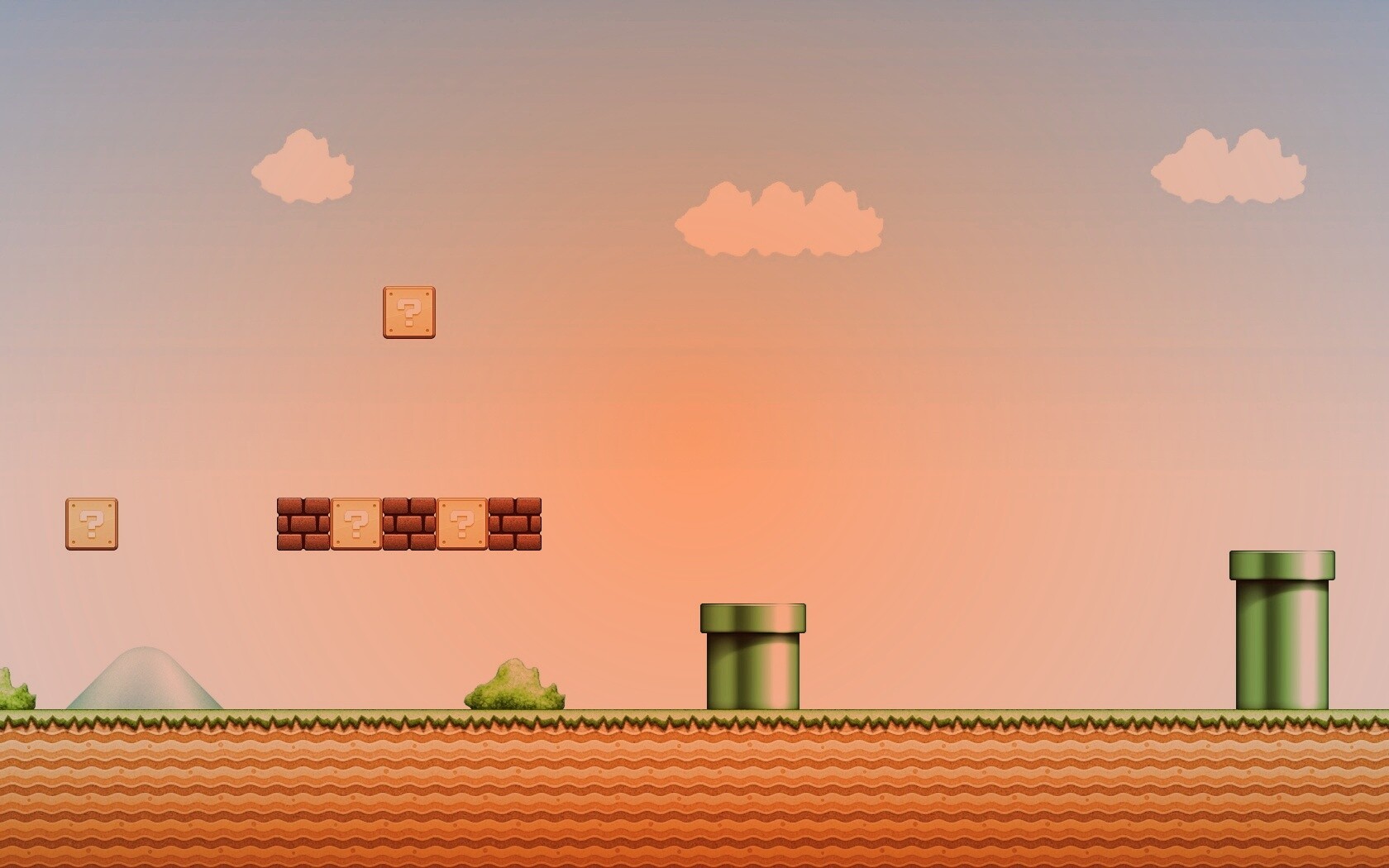 Мир супермарио обои