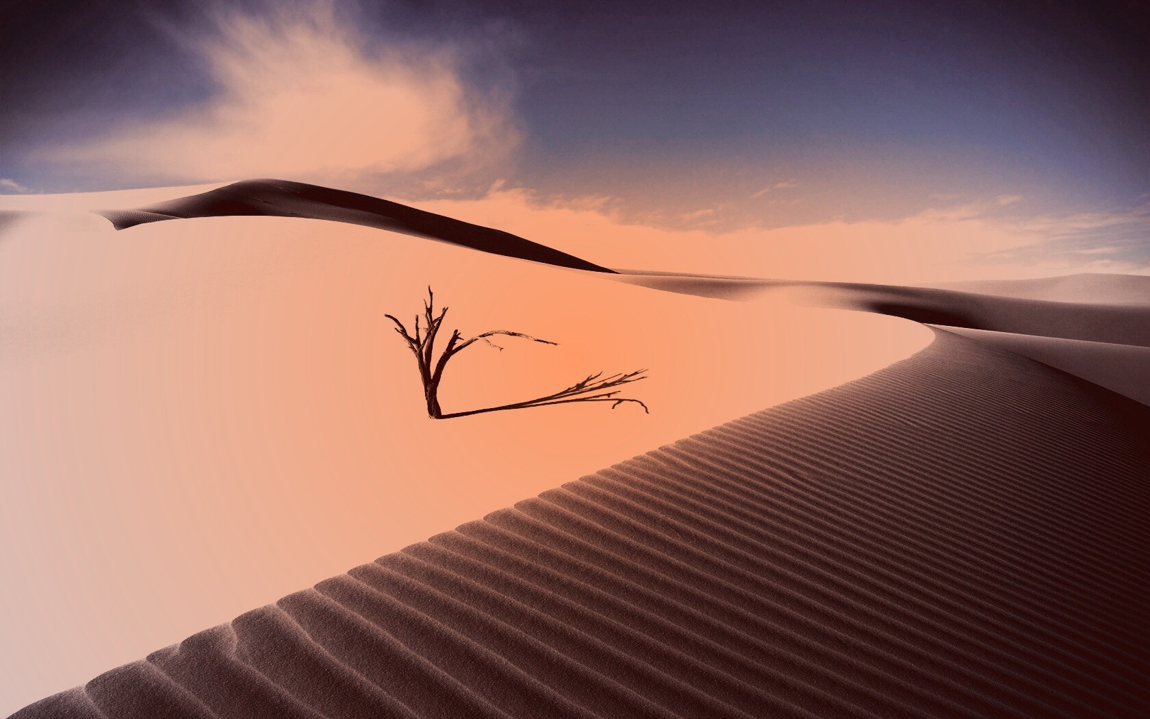 Дюны белого песка обои