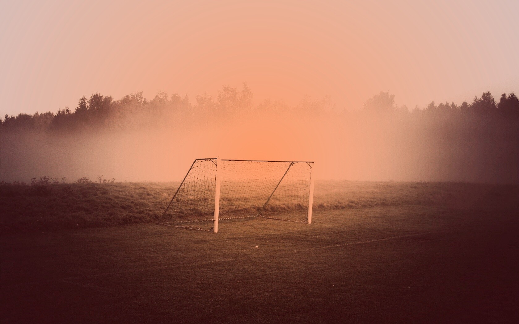 Футбольные ворота обои