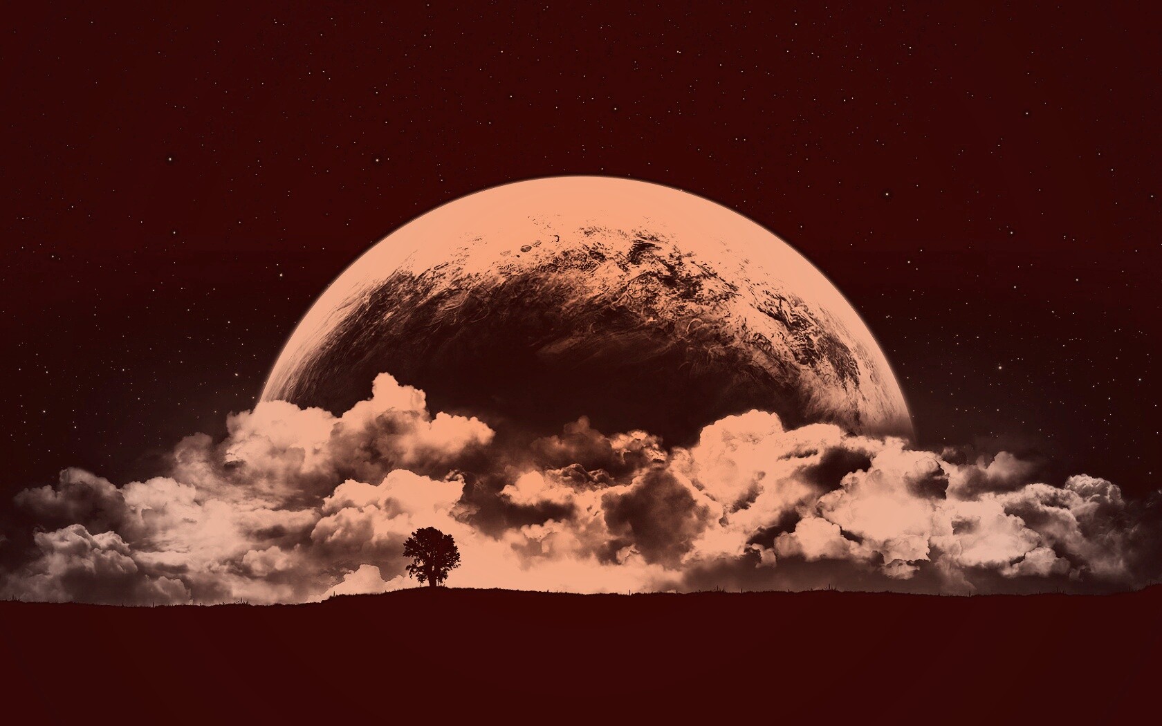 Наедине с вселенной обои