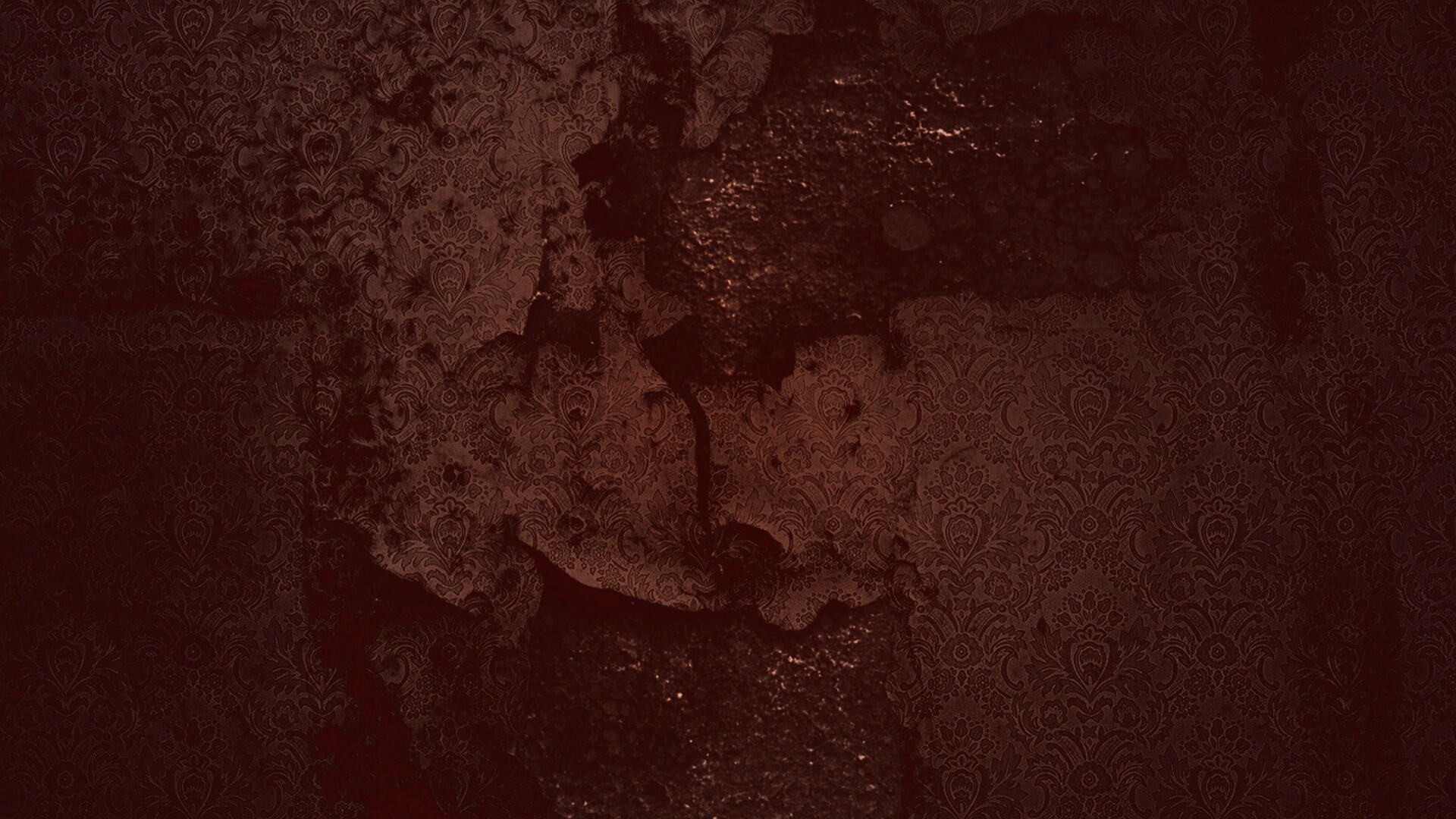 Обгоревшая стена обои