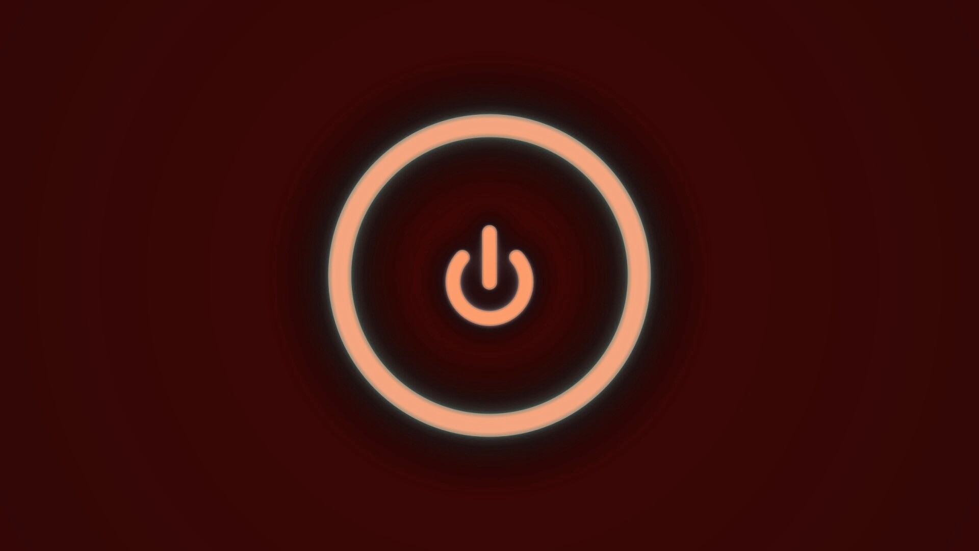 Горящая кнопка запуска обои