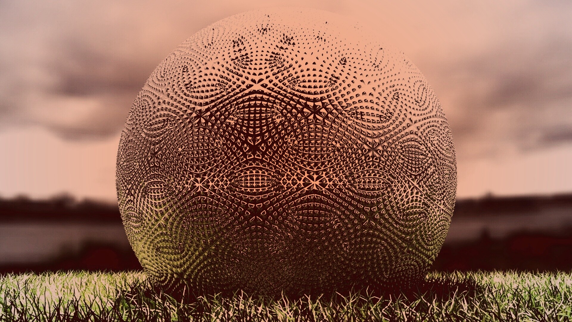 Металлический мяч для гольфа обои