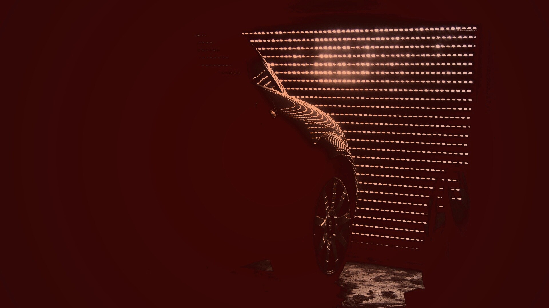 Машина в закрытом гараже обои