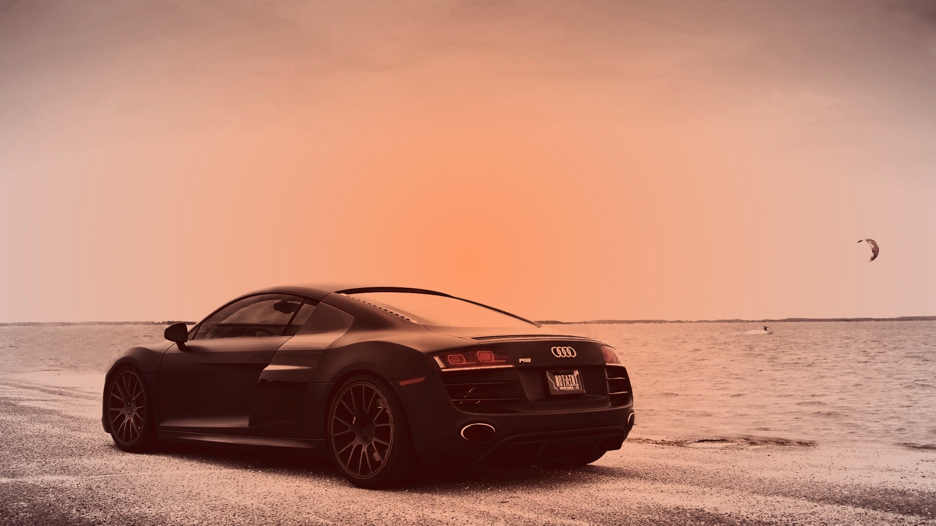 Черный ауди ТТ обои