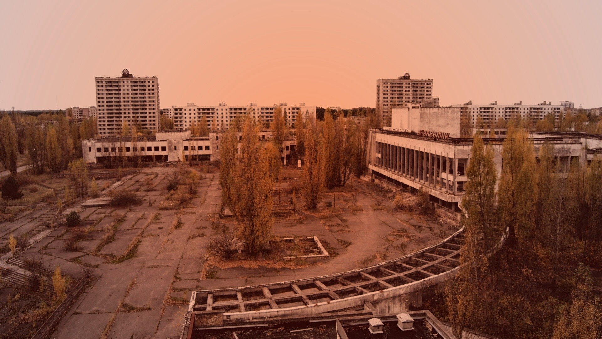 Площадь в Припяти обои