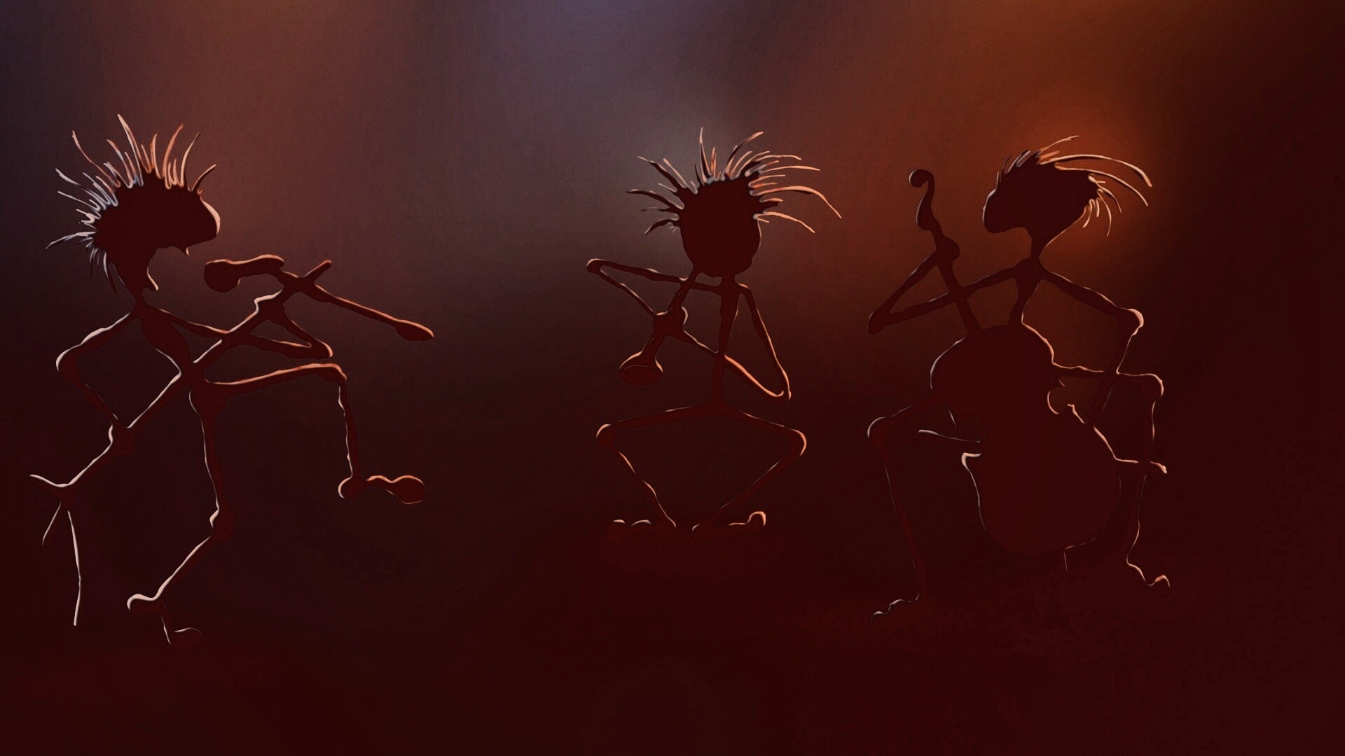 Фигурки музыкантов обои