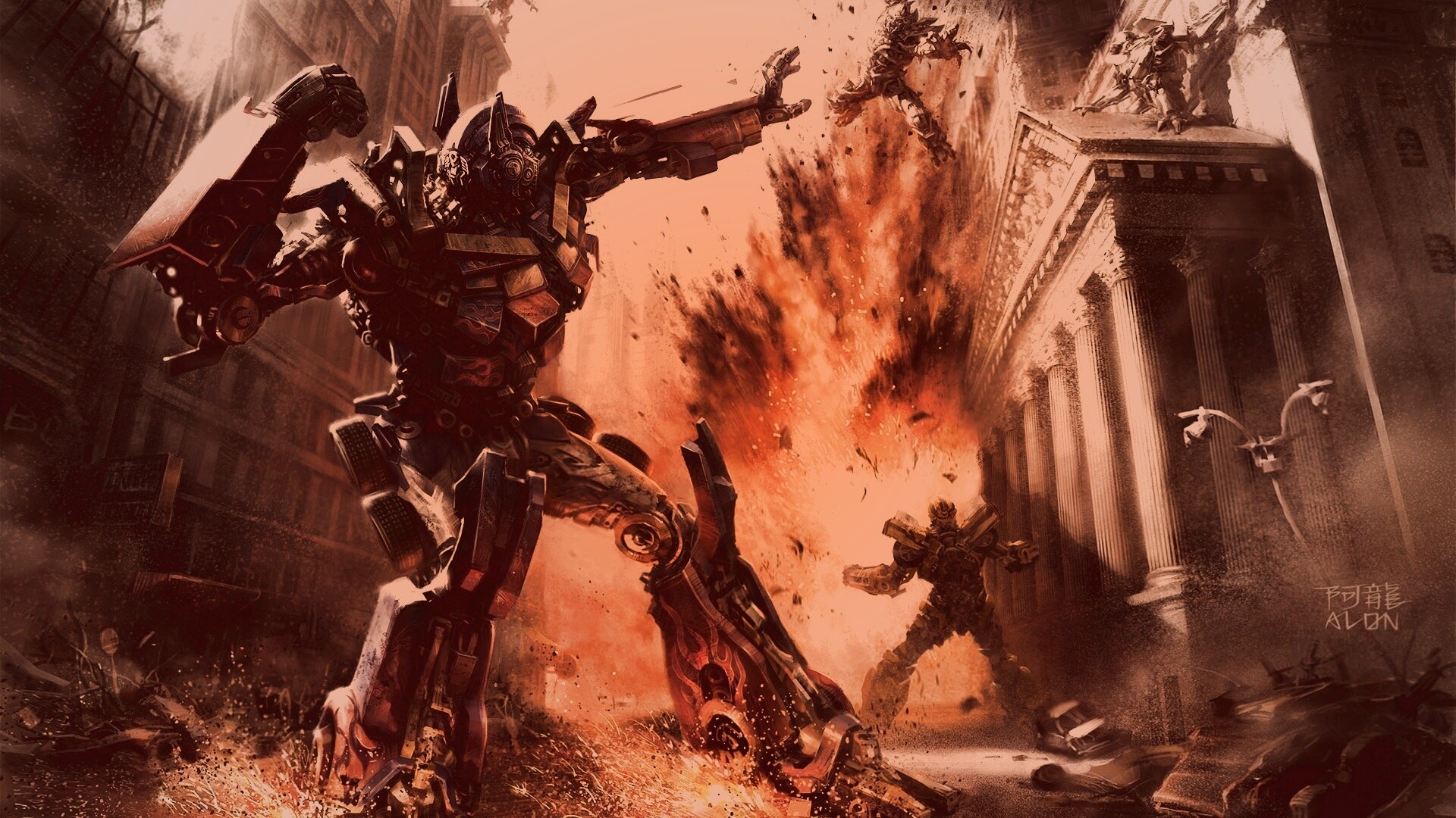 Автоботы против Десептиконов обои