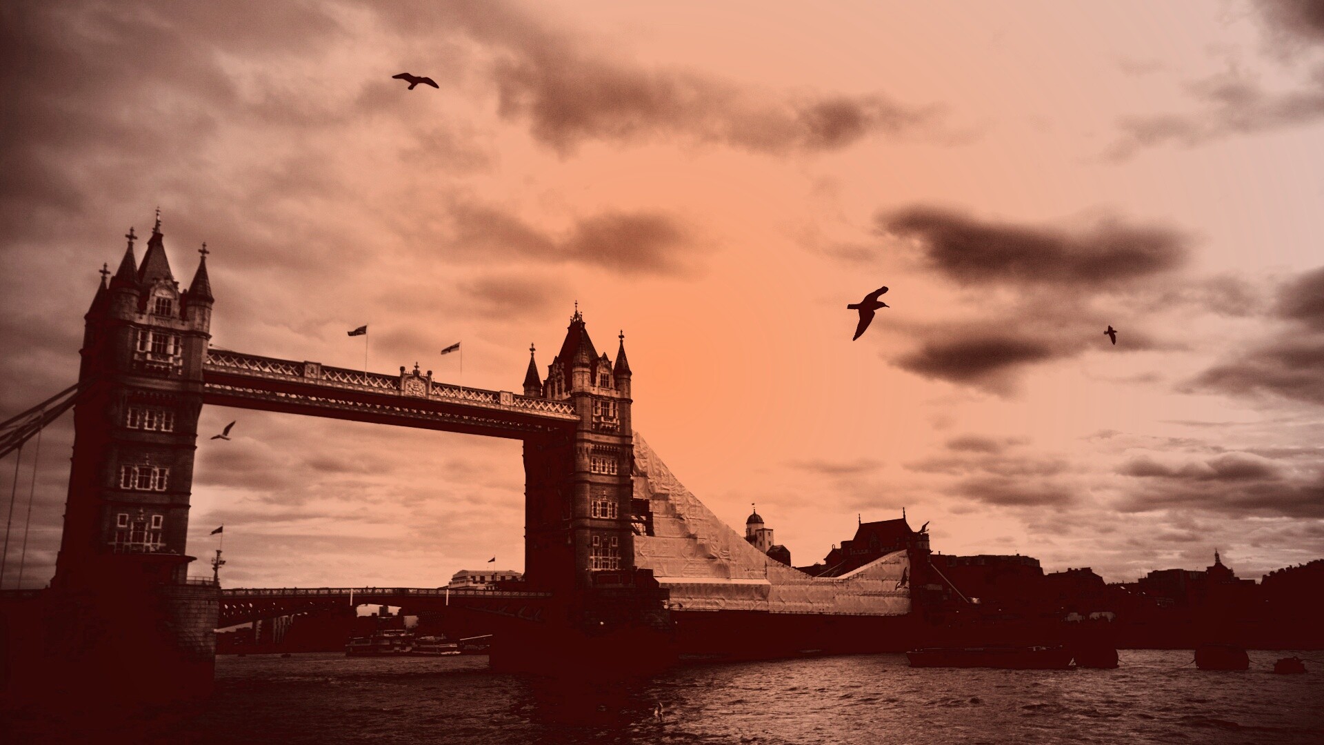 Tower Brigde на реконструкции обои