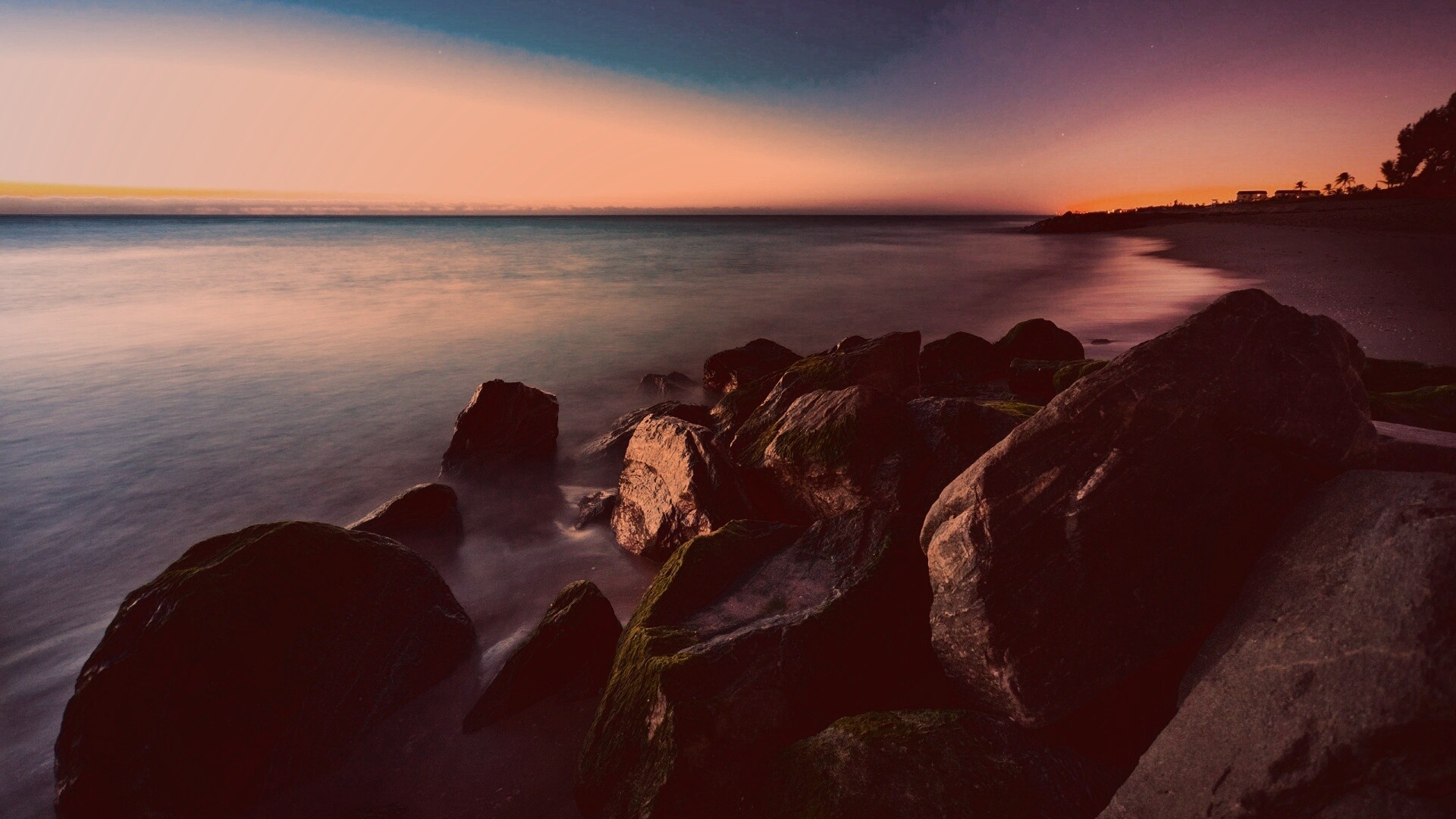 Камни на берегу обои