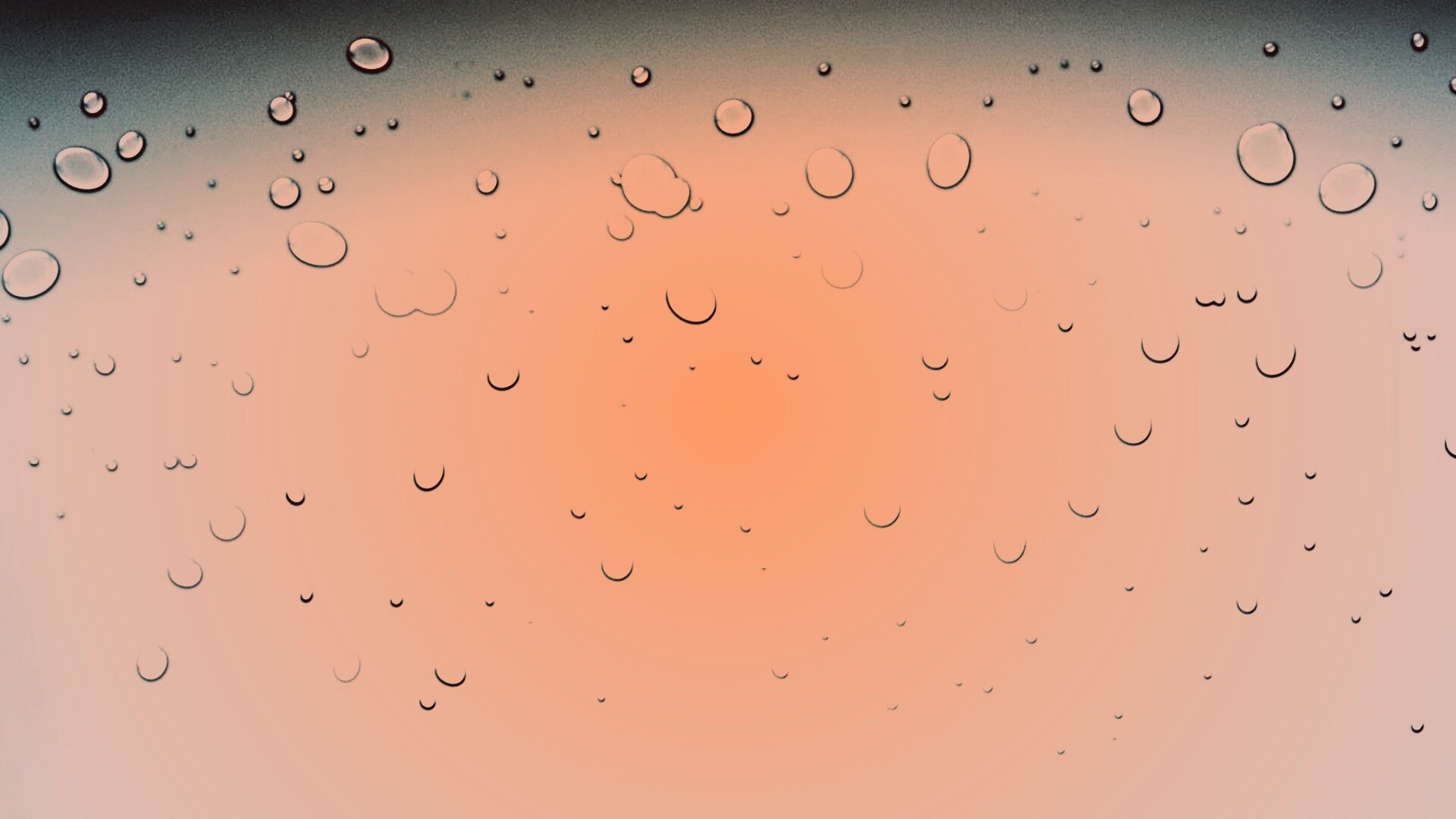 Капли на светлом фоне обои