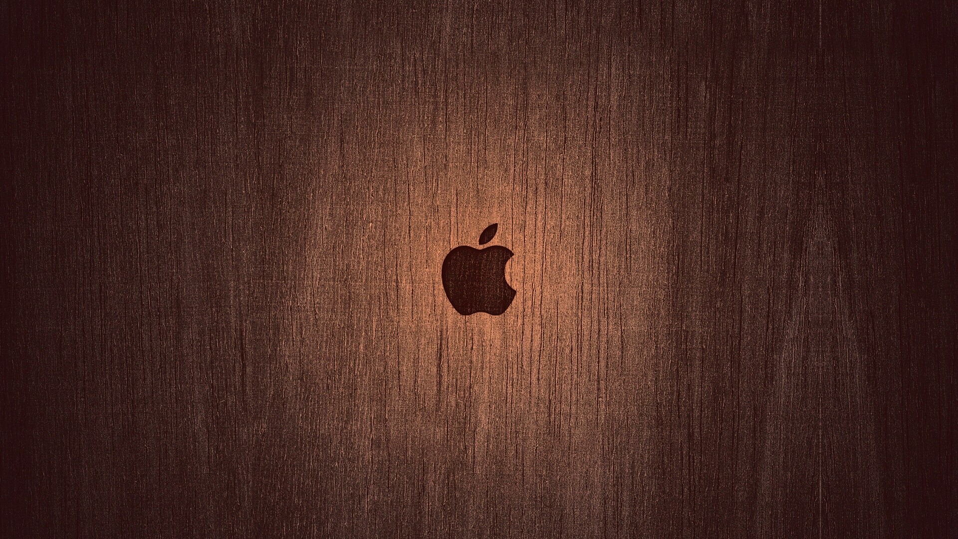 Логотип Apple на доске обои