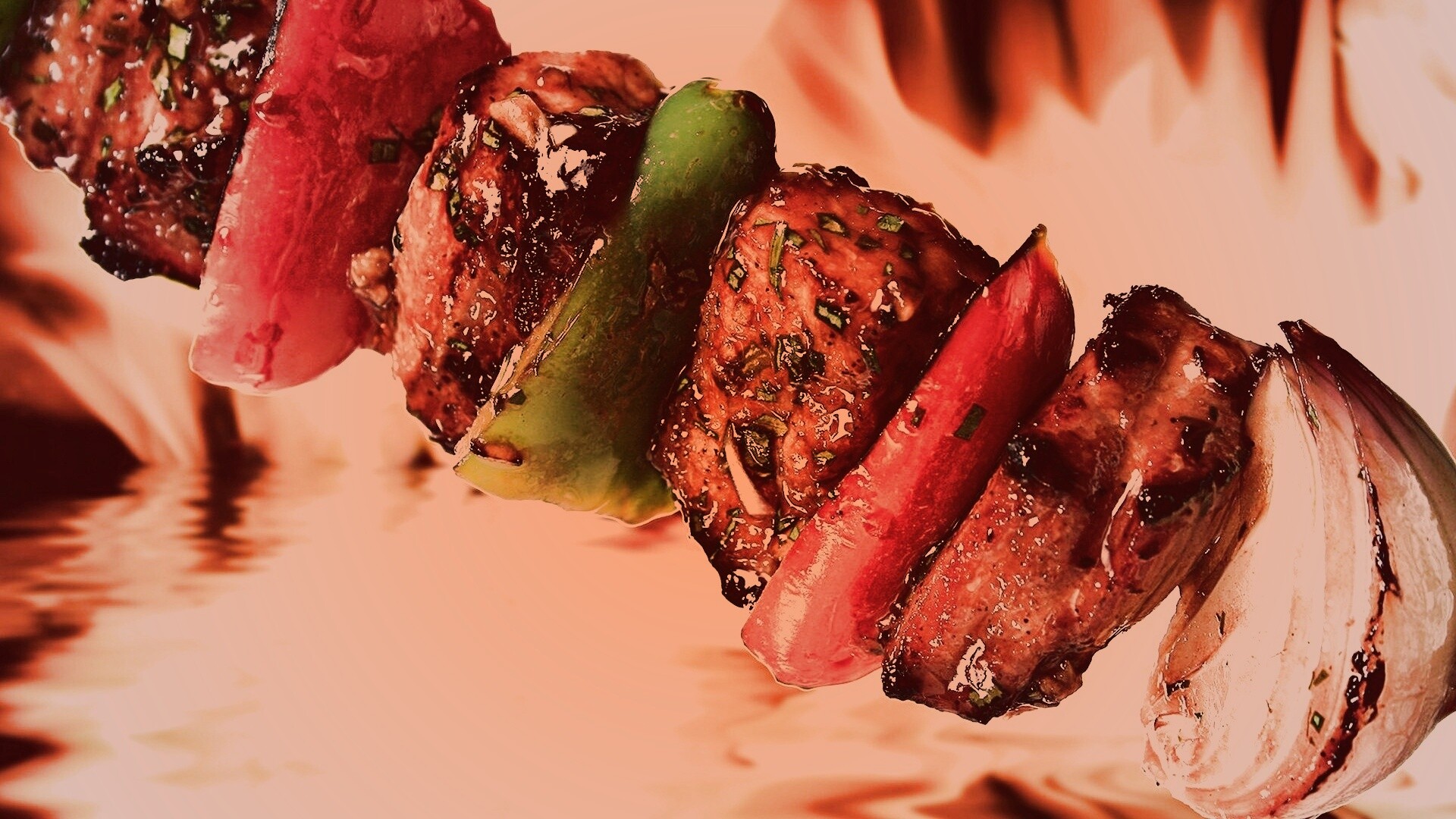 Сочный шашлычок обои