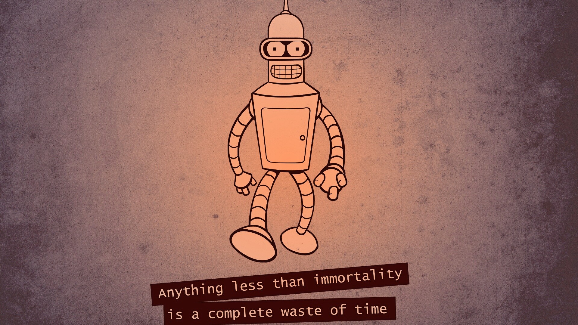 Бендер о смысле жизни обои