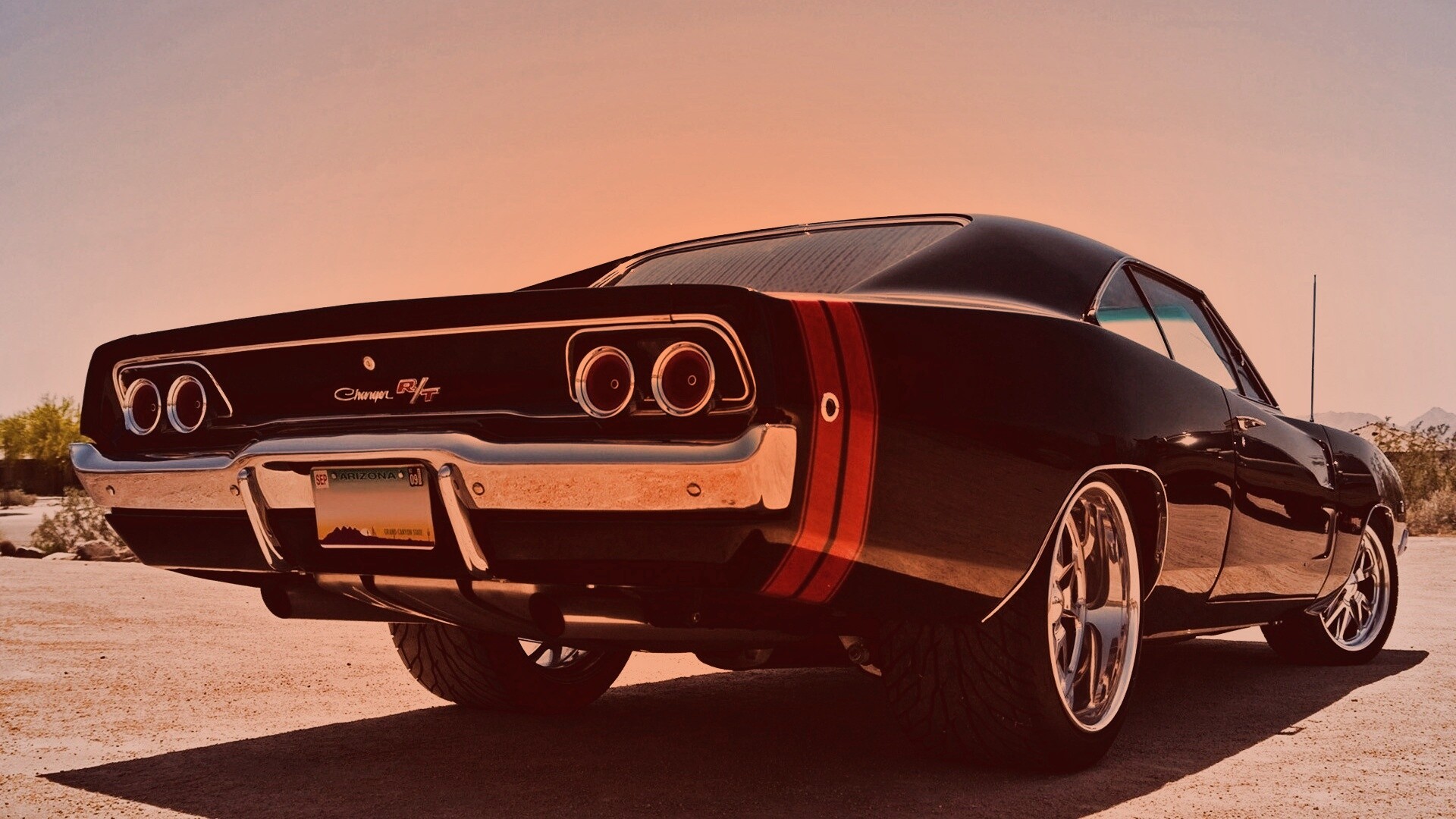 Зад Dodge Charger обои