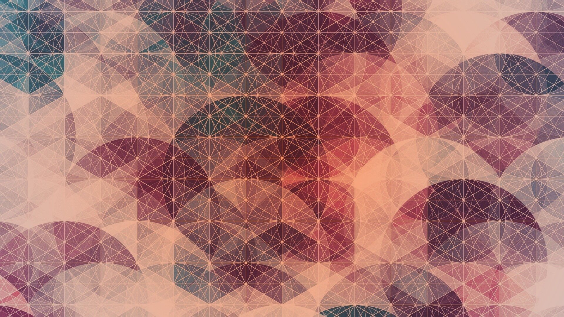 Узор из геометрических фигур обои