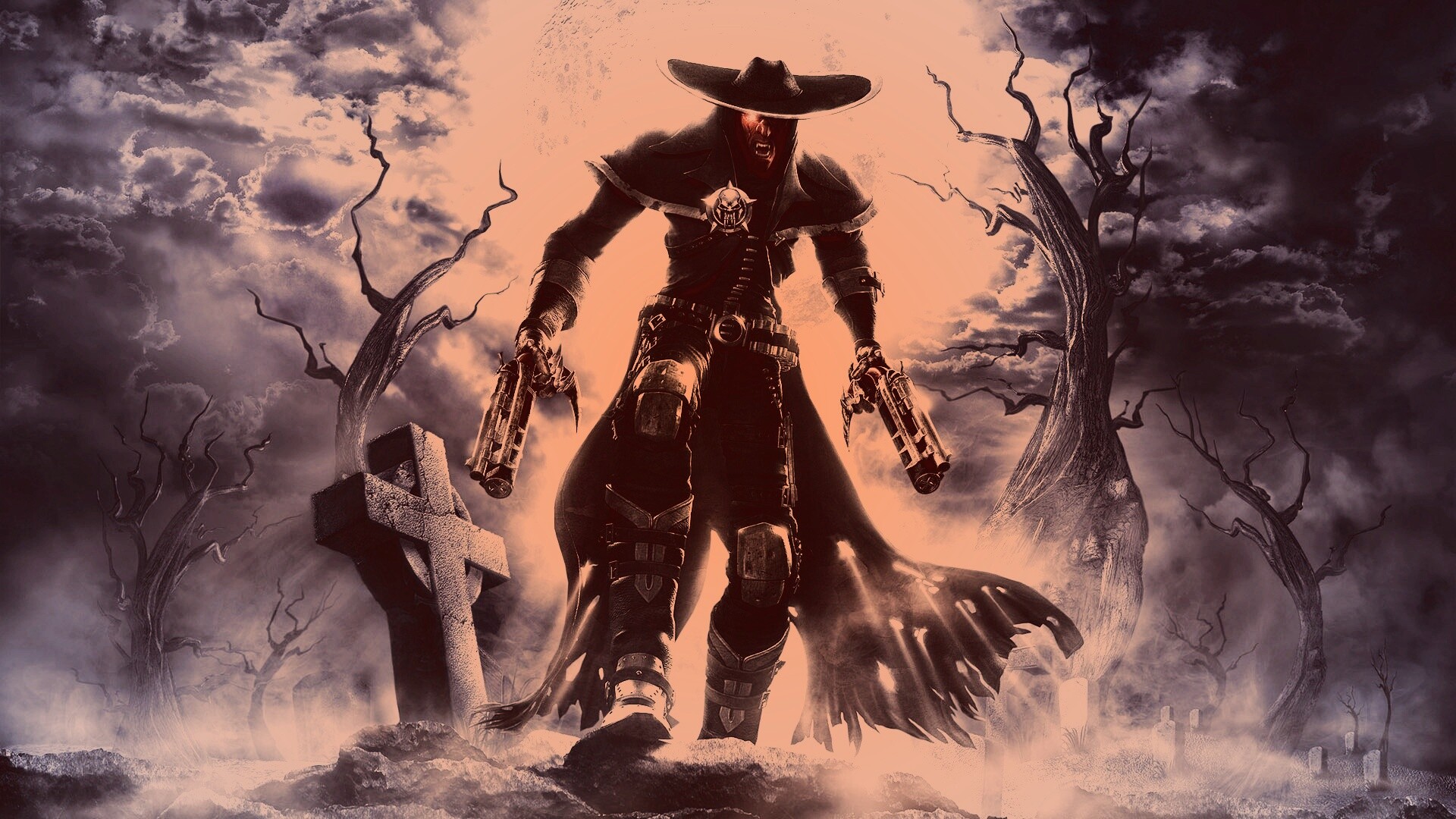 Мертвец с пистолетами обои