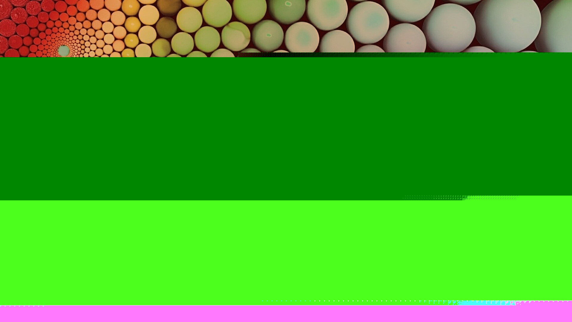 Радужные спирали из шариков обои