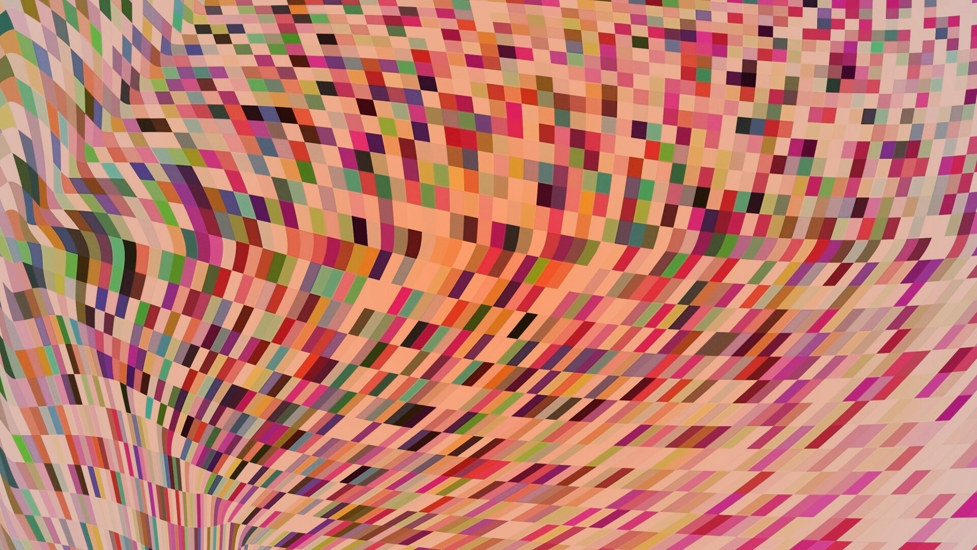 Пиксельная воронка обои