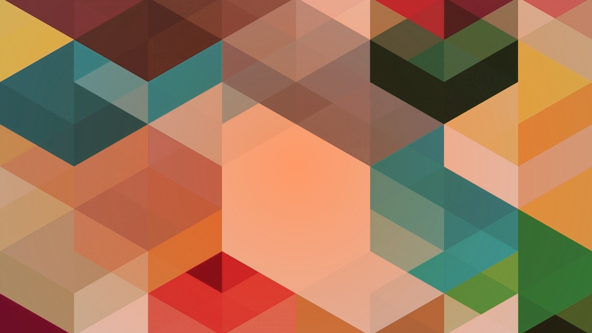 Разноцветные параллелограммы обои