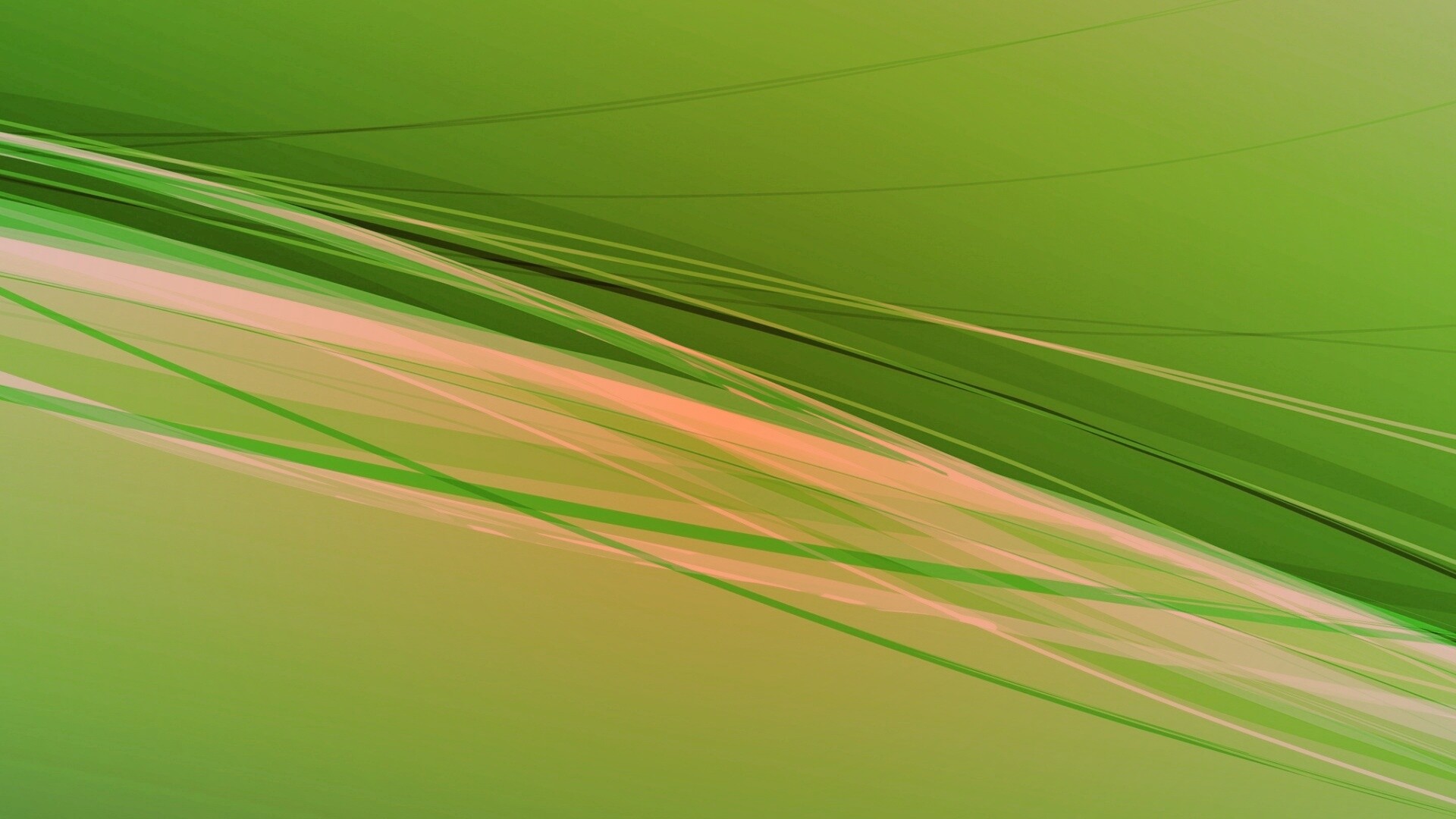 Переплетение зеленых полос обои