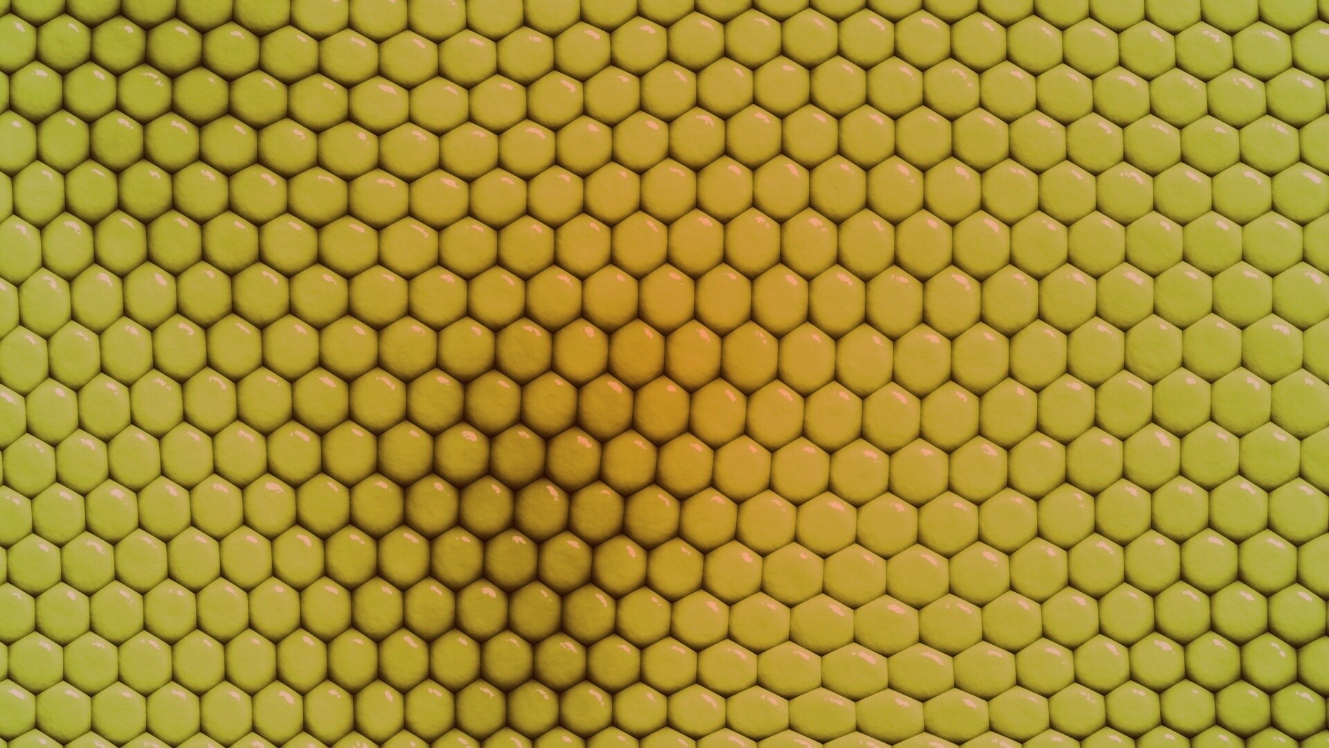 Зеленая сотообразная структура обои