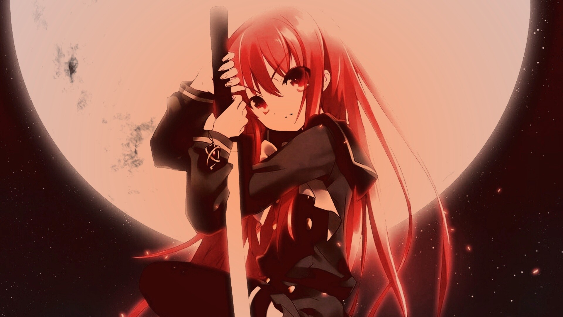 Девочка с катаной обои