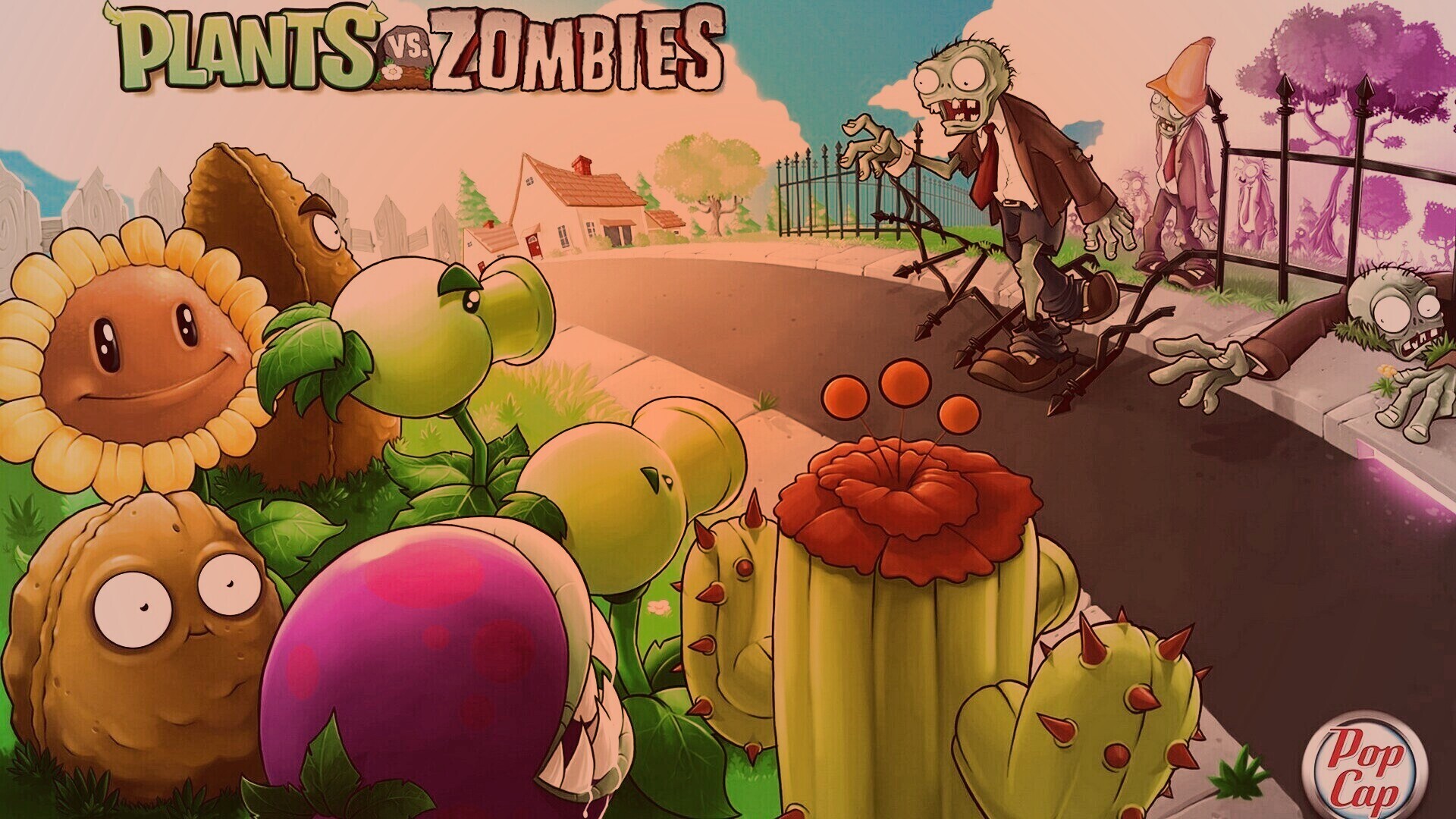 Plants vs zombies обои