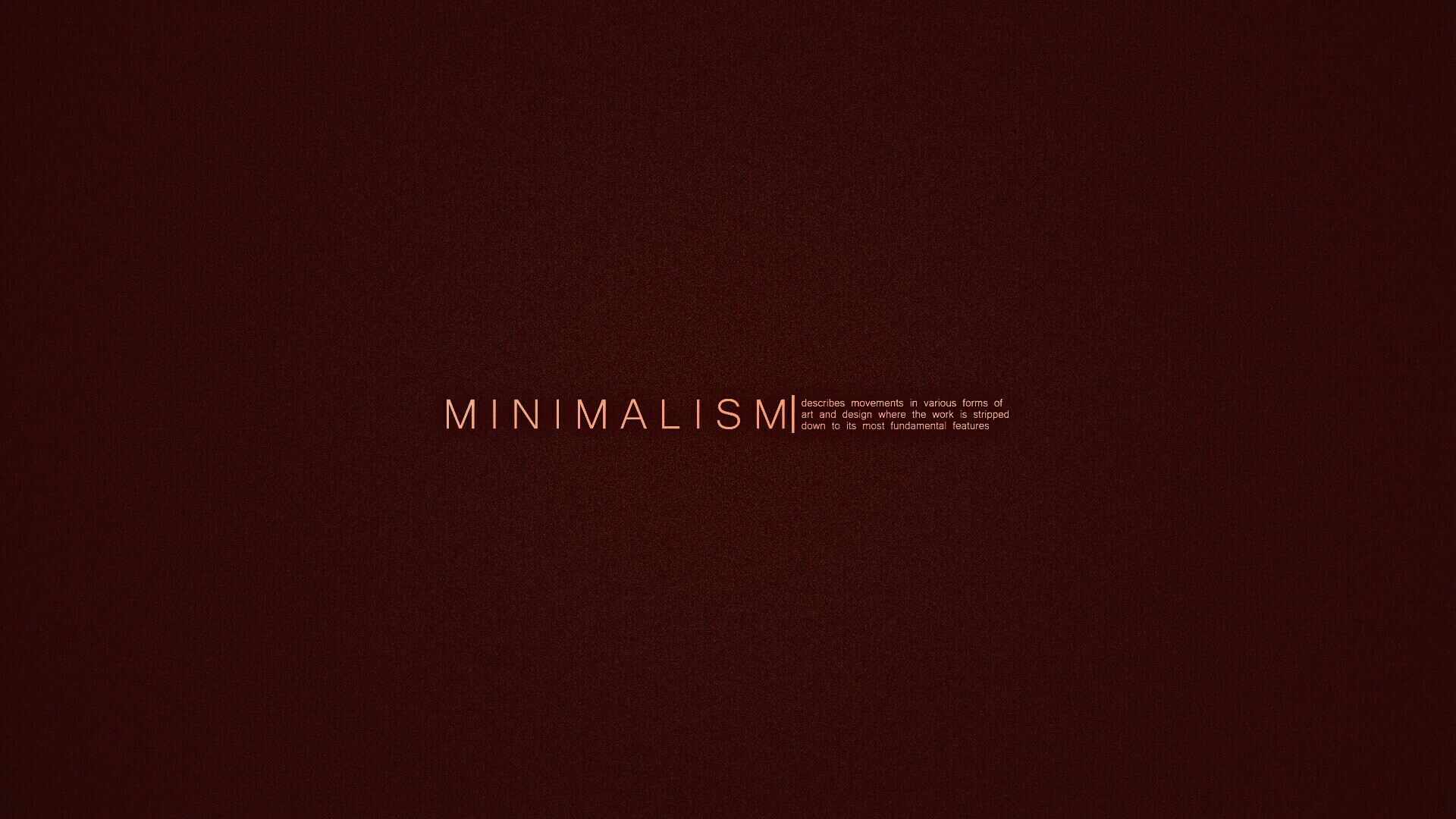 Минимализм обои