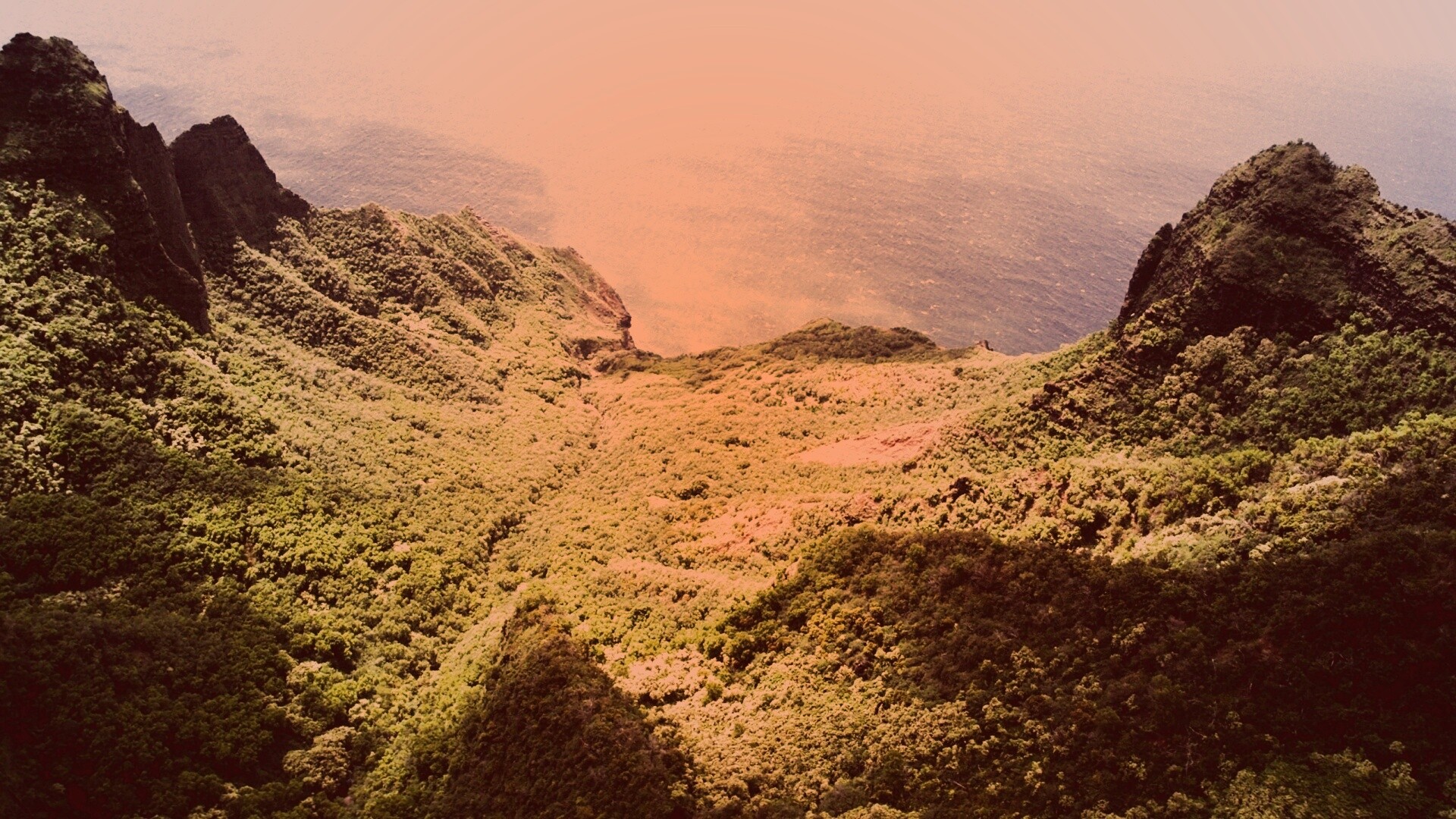 Горный пейзаж обои