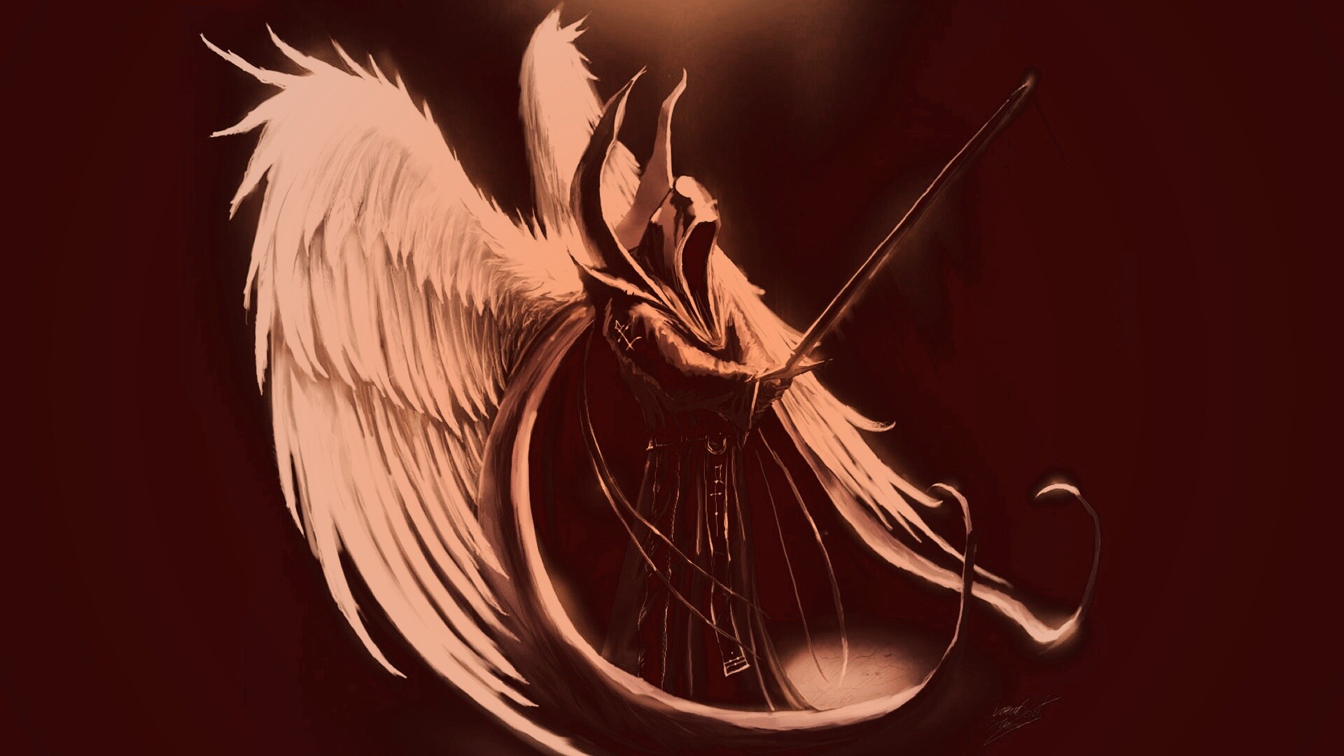 Темный ангел обои