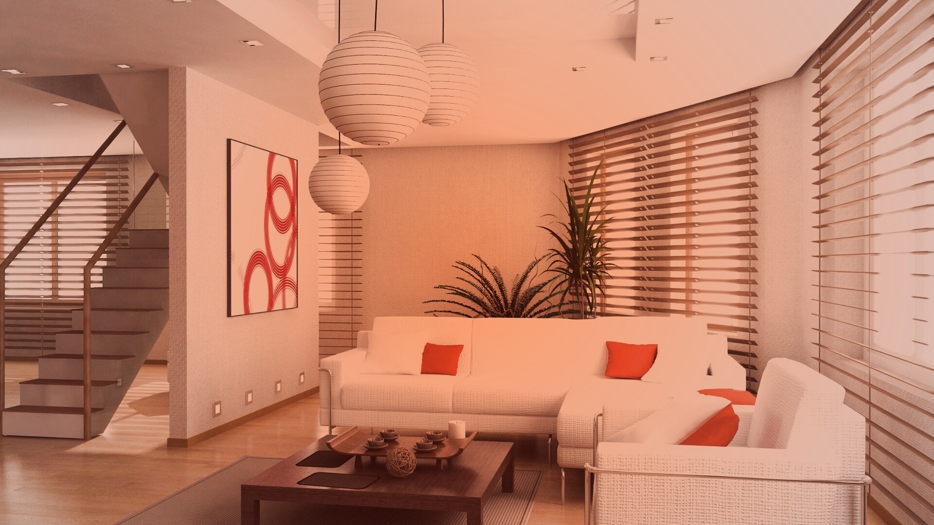 Китайская гостинная обои