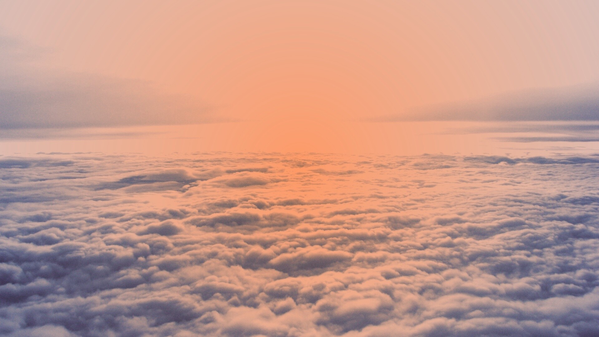 Над облаками обои