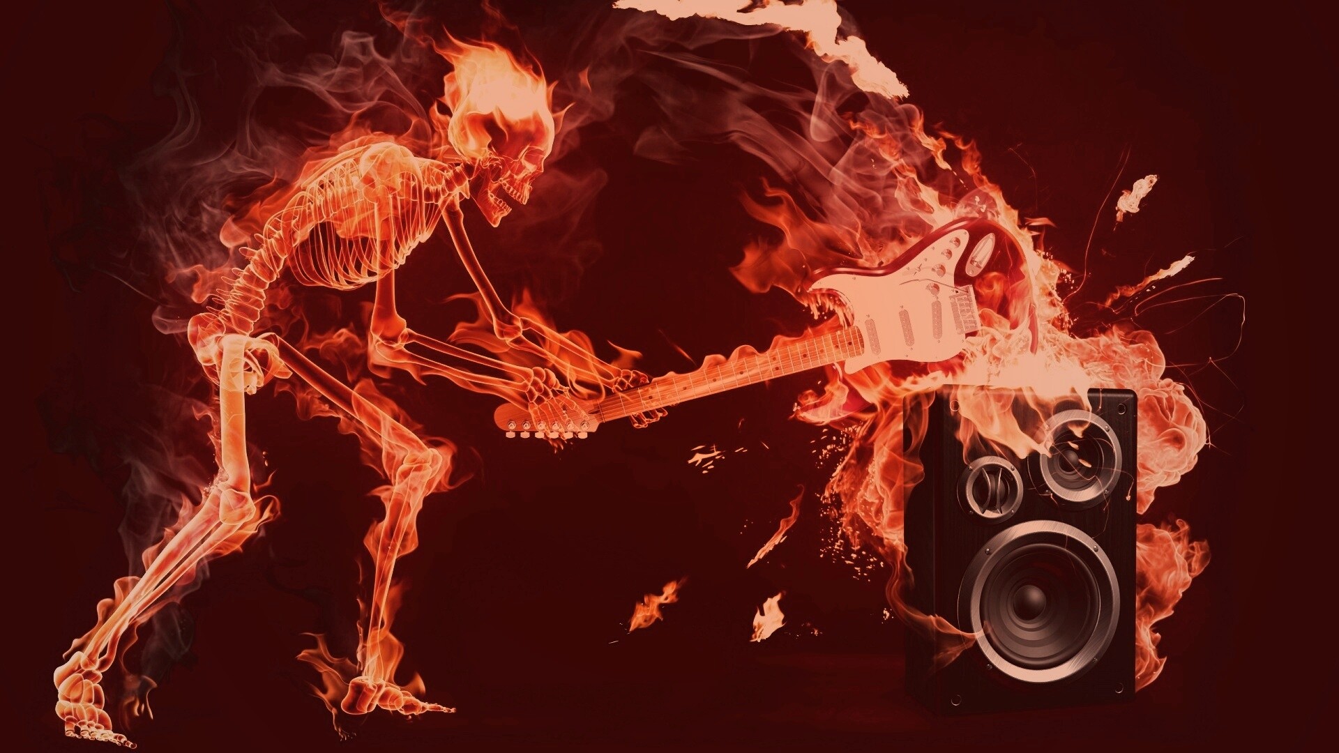 Музыка, пробирающая до костей обои