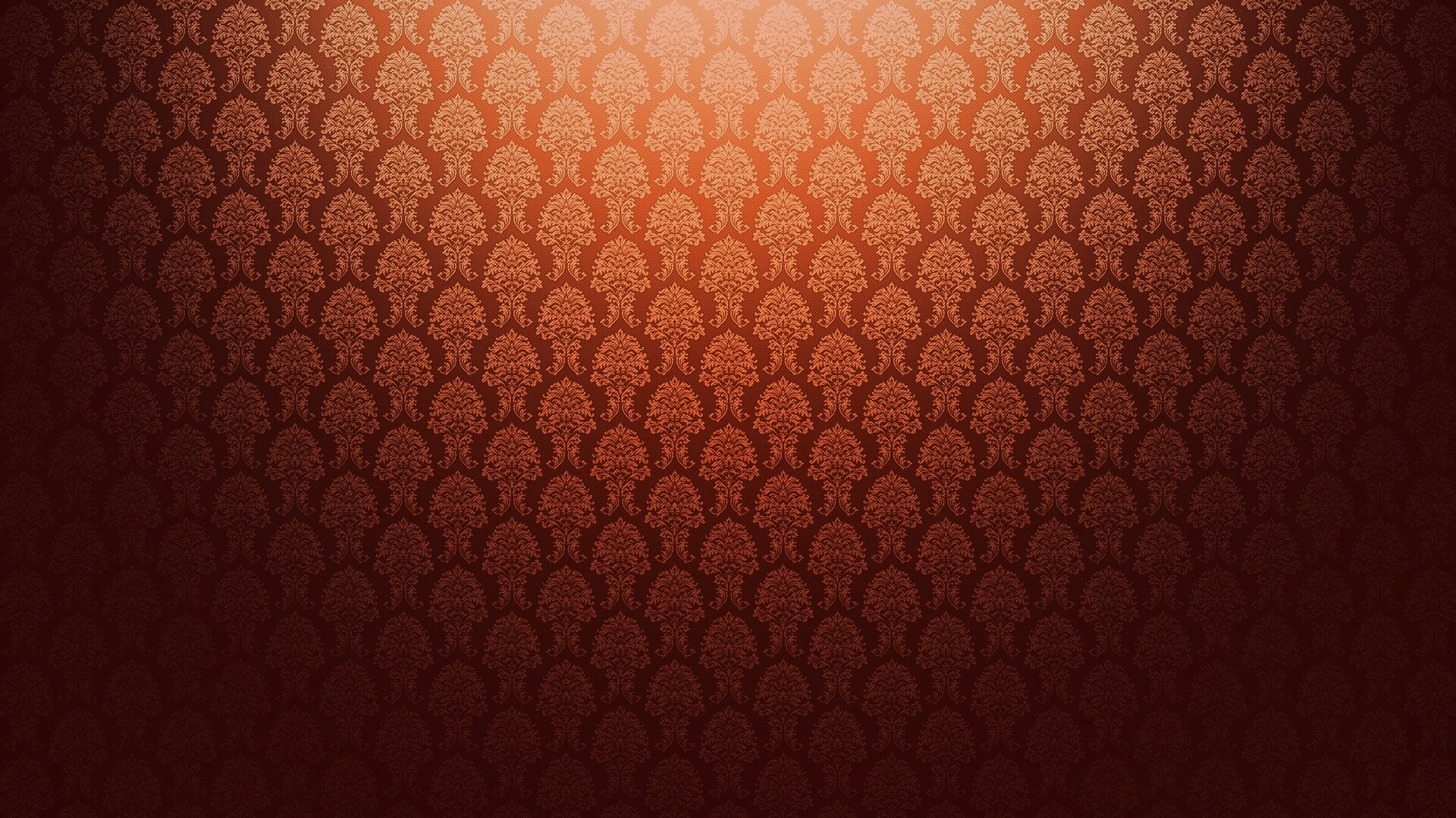 Оранжевые узоры обои