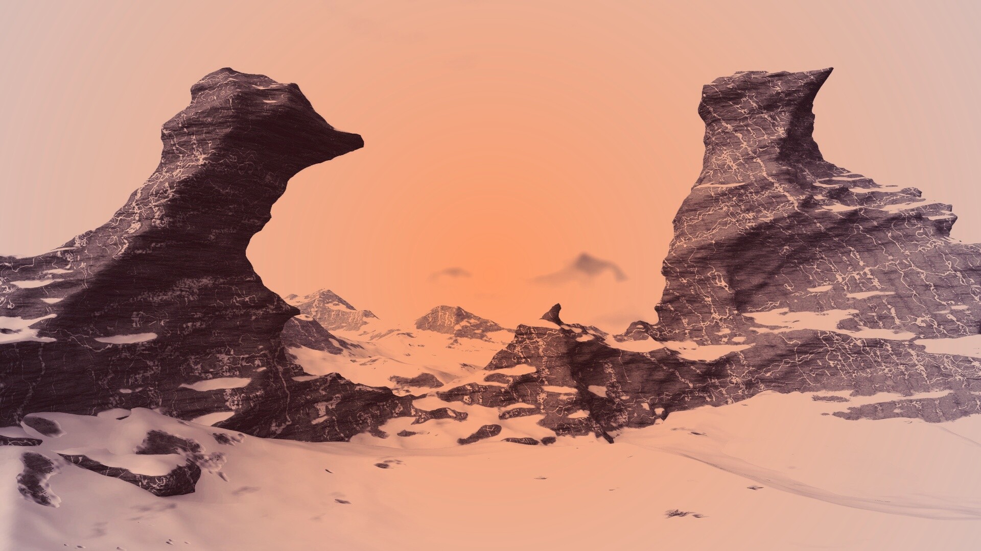 Ледяной мир обои