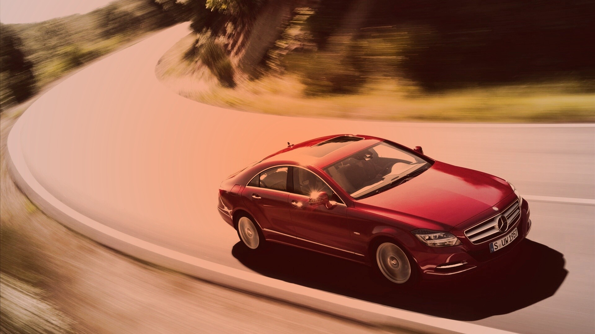 Mercedes CLS 550 обои