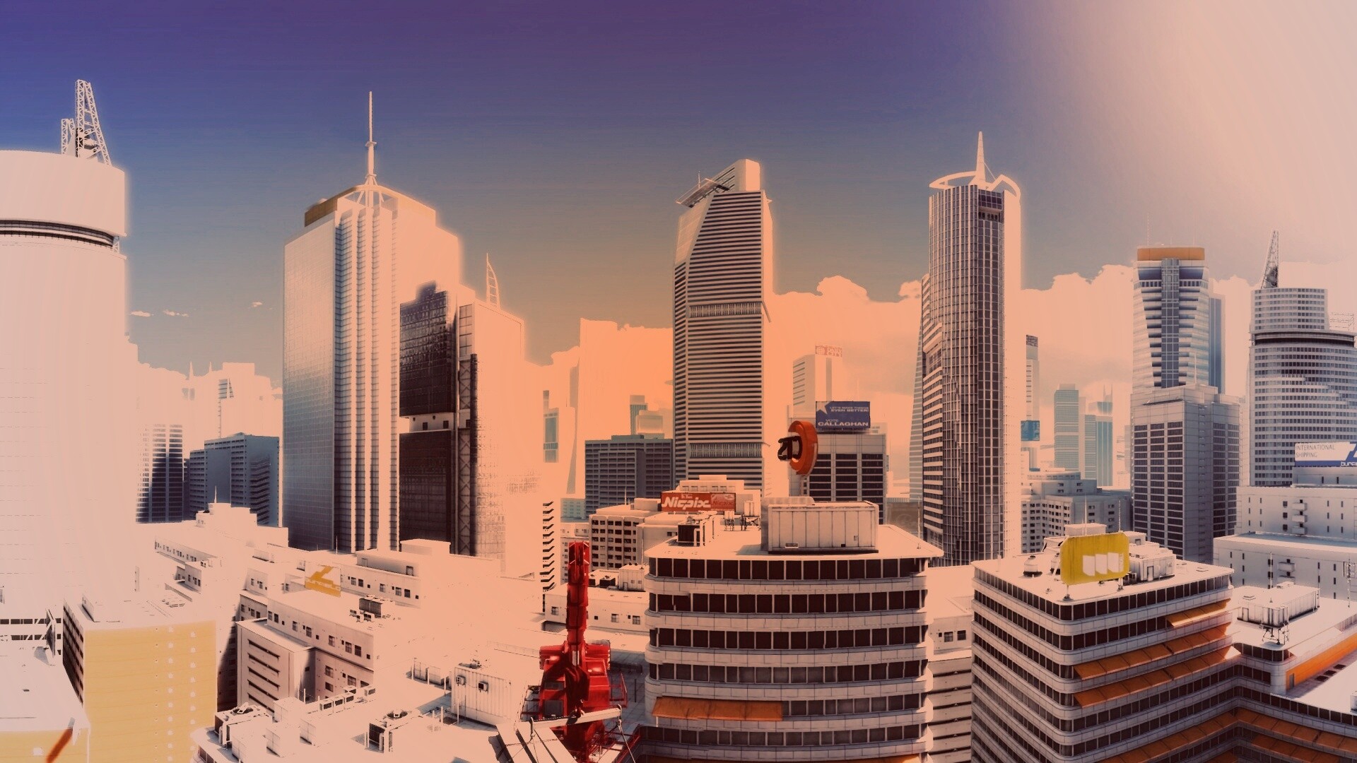 Город Mirrors Edge обои